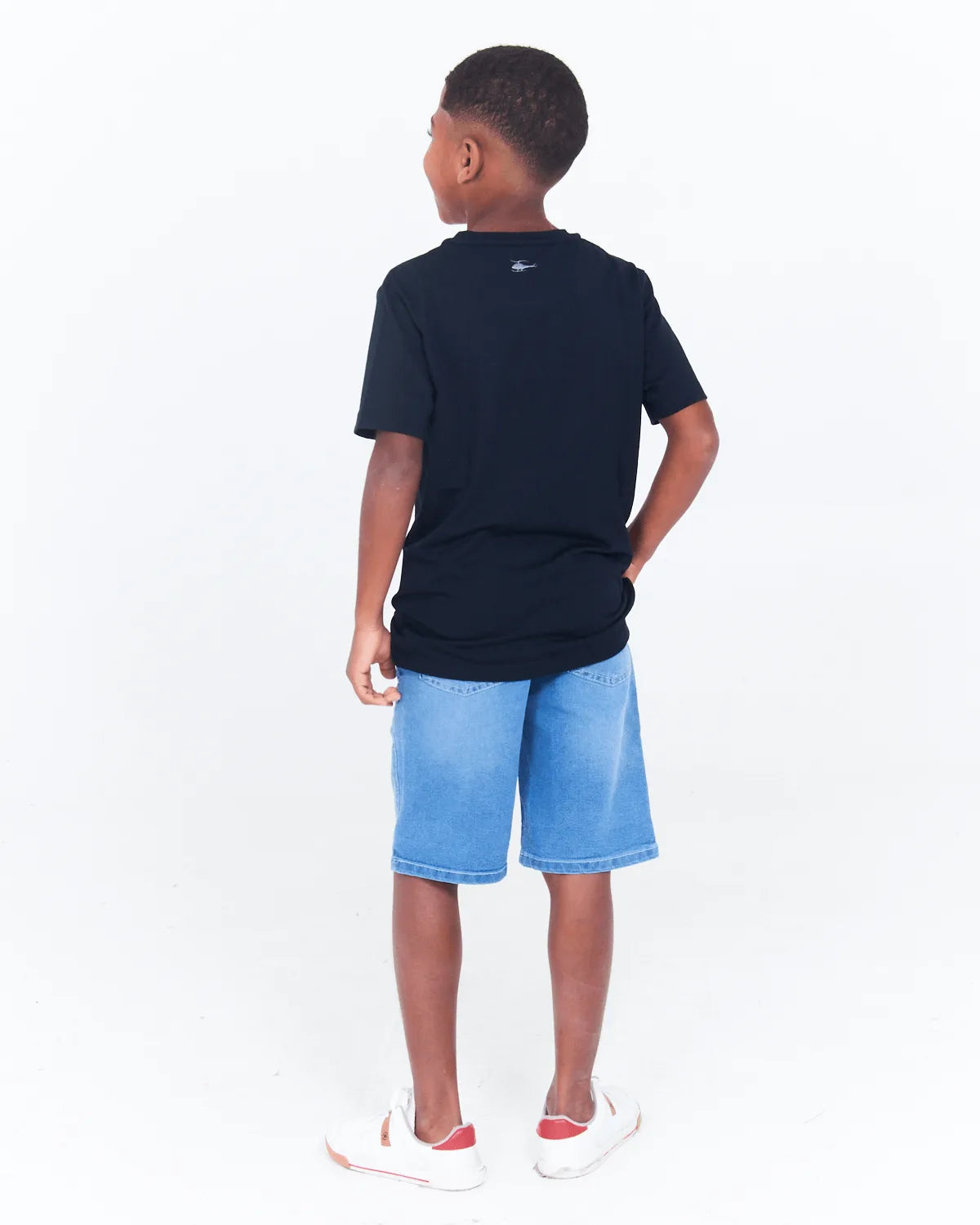 BERMUDA INF CARINHOSO 1000100747 JEANS ESCURO 18