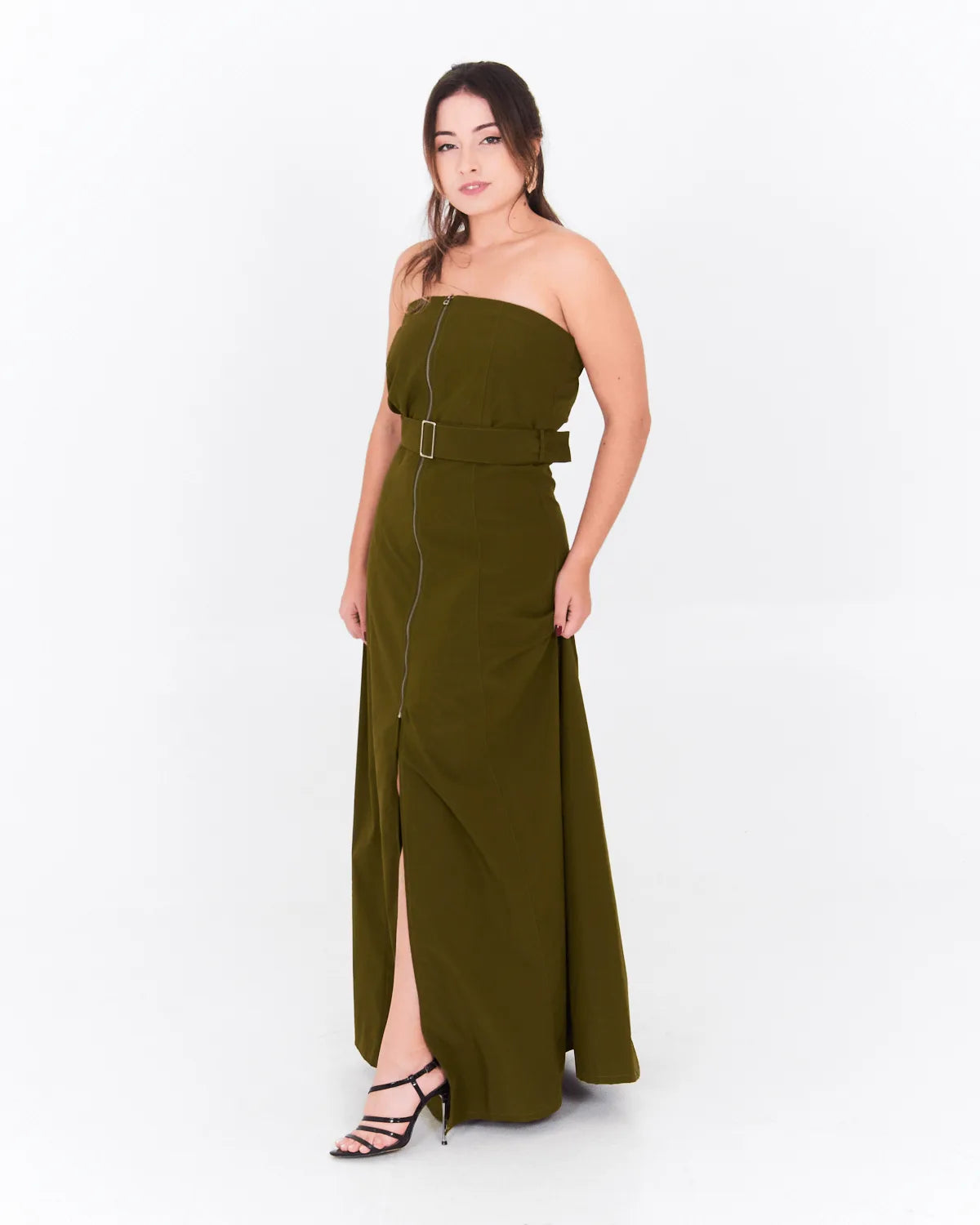 VESTIDO IRIS MIDI ZIPER