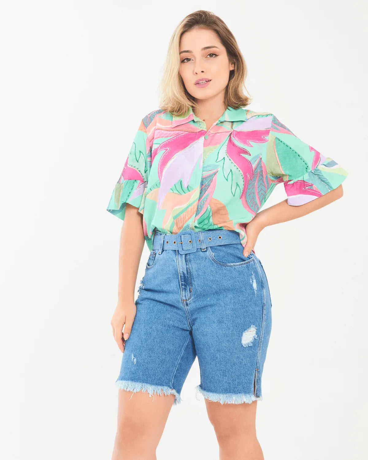 CAMISA MALWEE 1000102393 VERDE PP