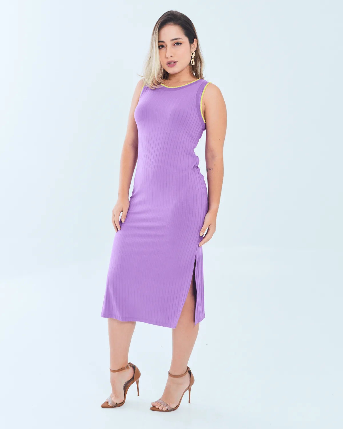 VESTIDO MALWEE 1000104165 LARANJA PP