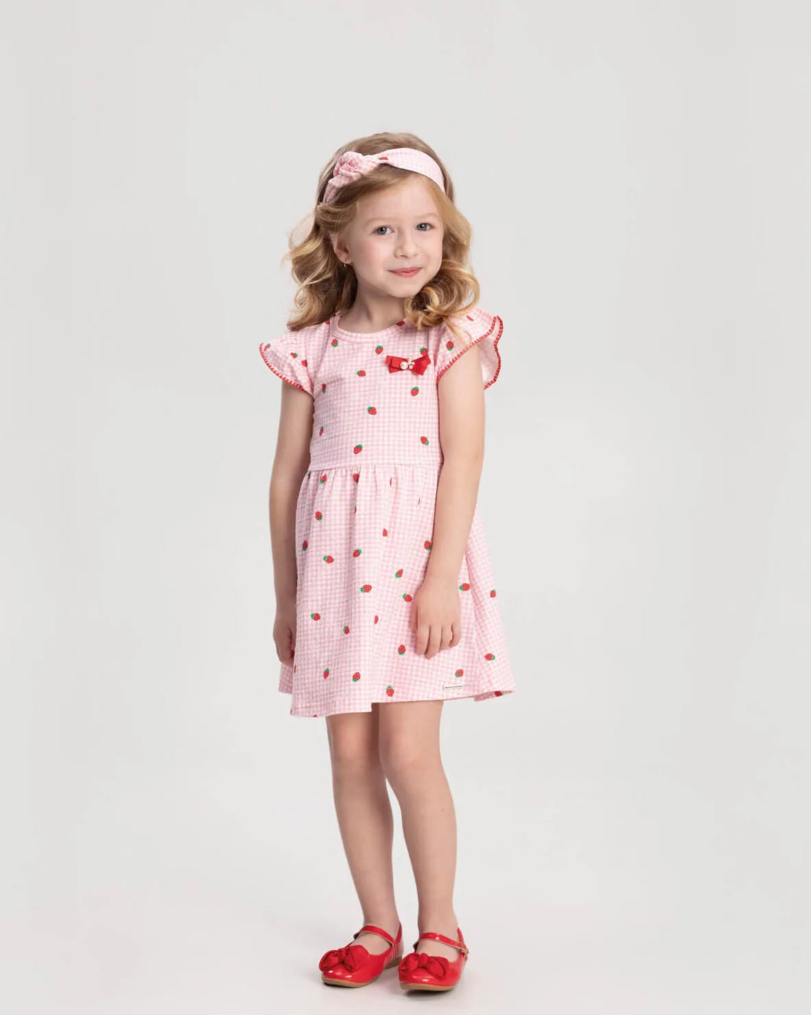 VESTIDO INF LUNENDER 65315 ROSA 10