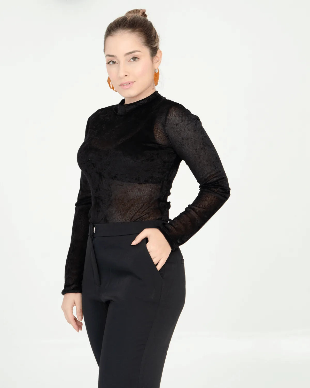 BLUSA GROOVY 51559 PRETO G