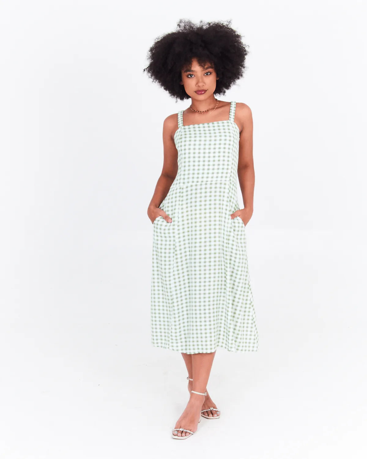 VESTIDO SAFIRA MIDI/ALCA/BOLSO