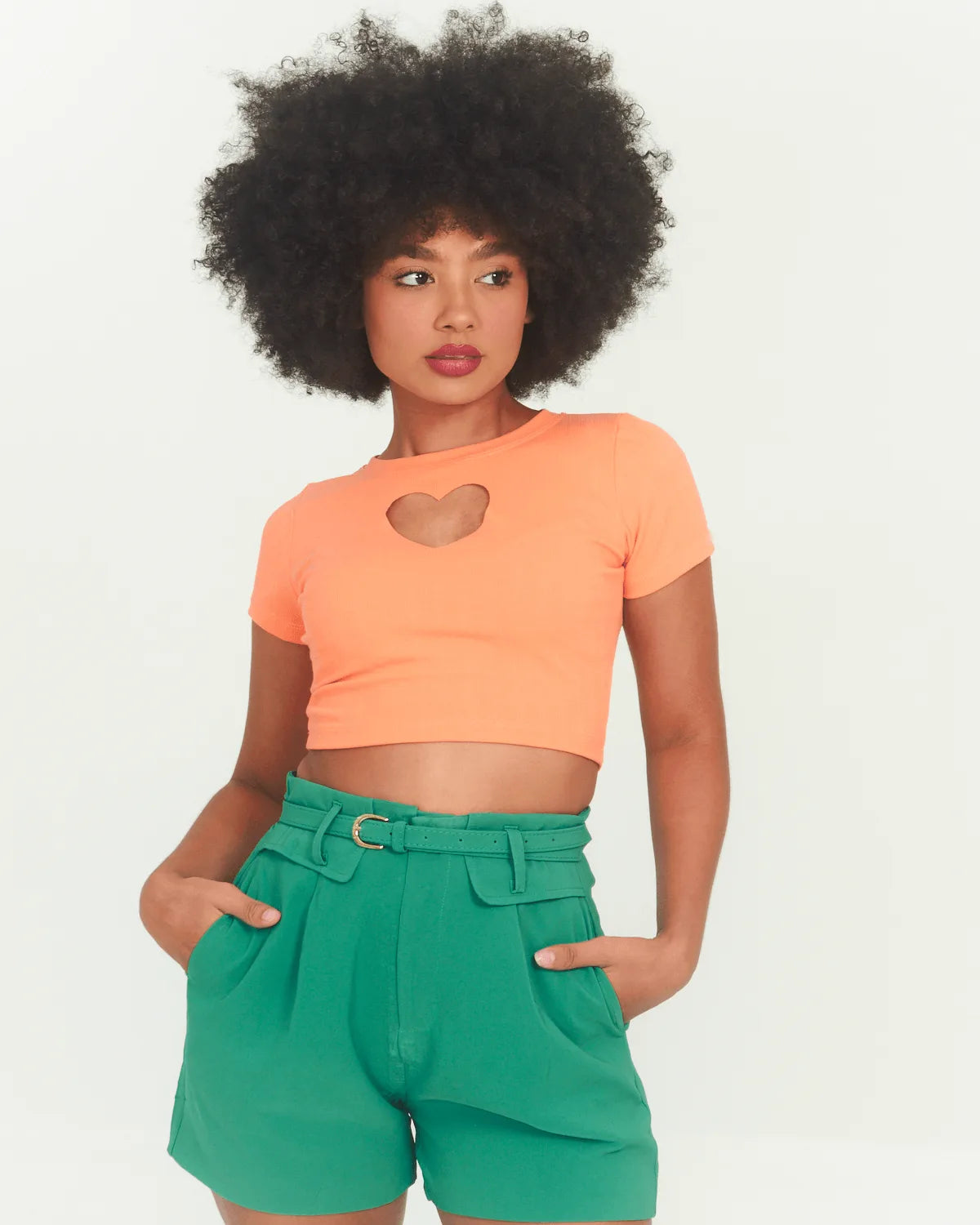 CROPPED GROOVY 31004 AMARELO FLUOR P