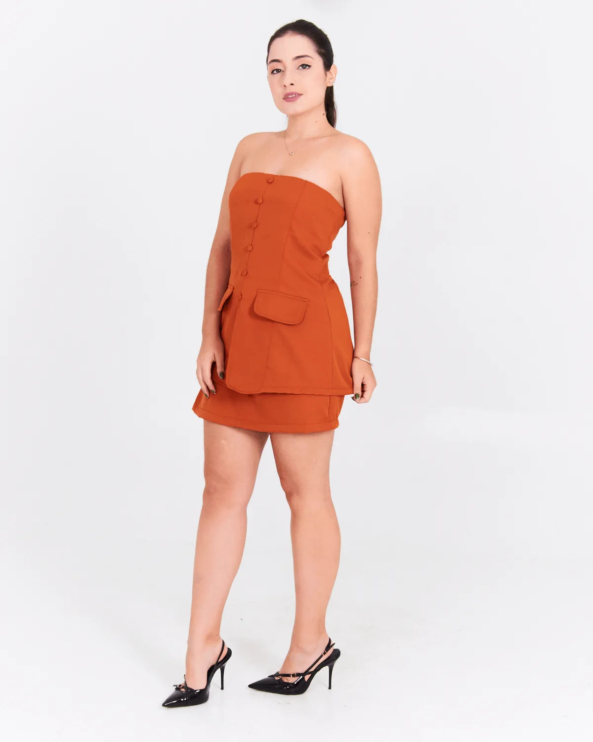 CONJUNTO Q VITRINE SHORT/T.C.C