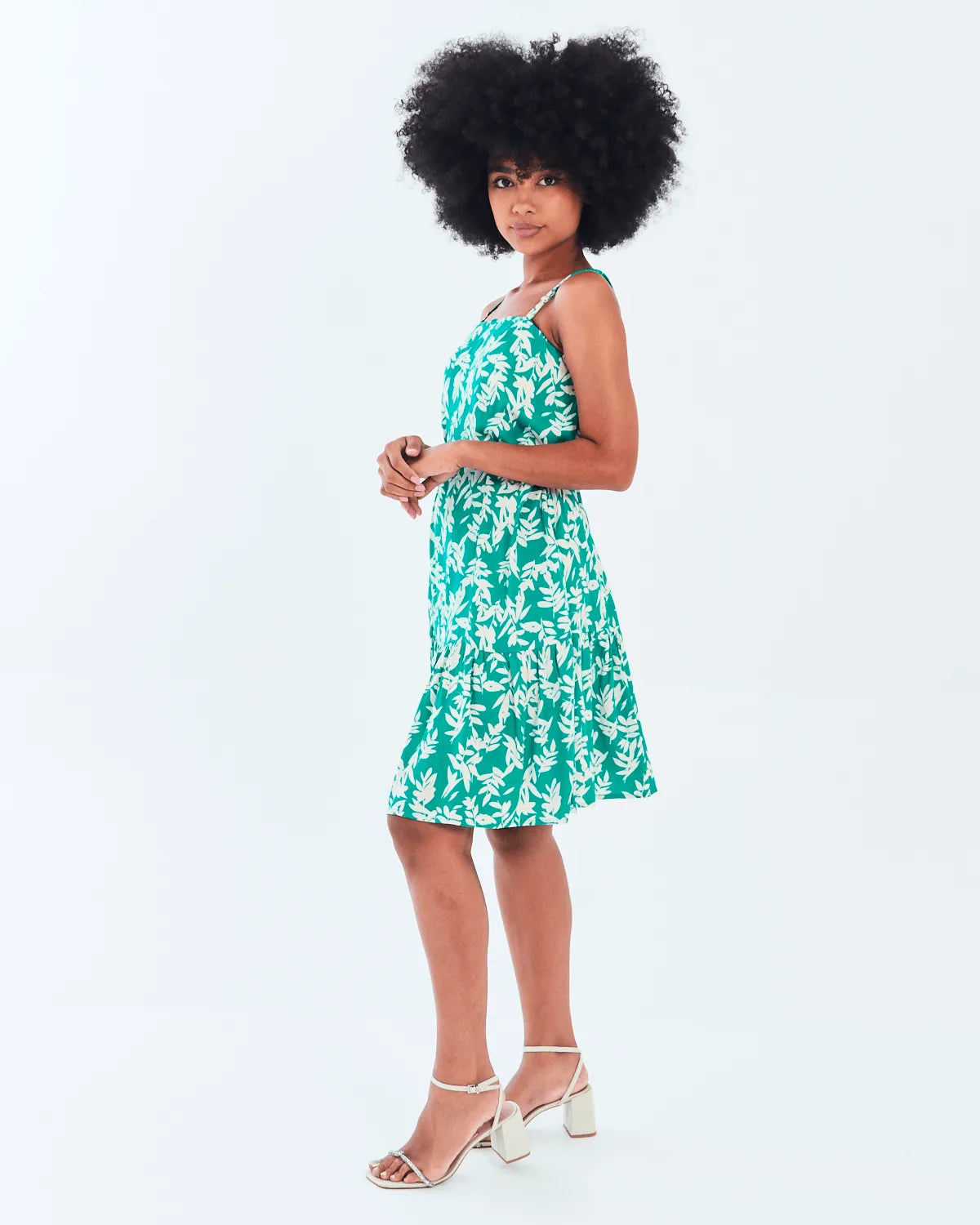 VESTIDO SAFIRA ALCA/ESTAMPADO MARINHO ESTAM M