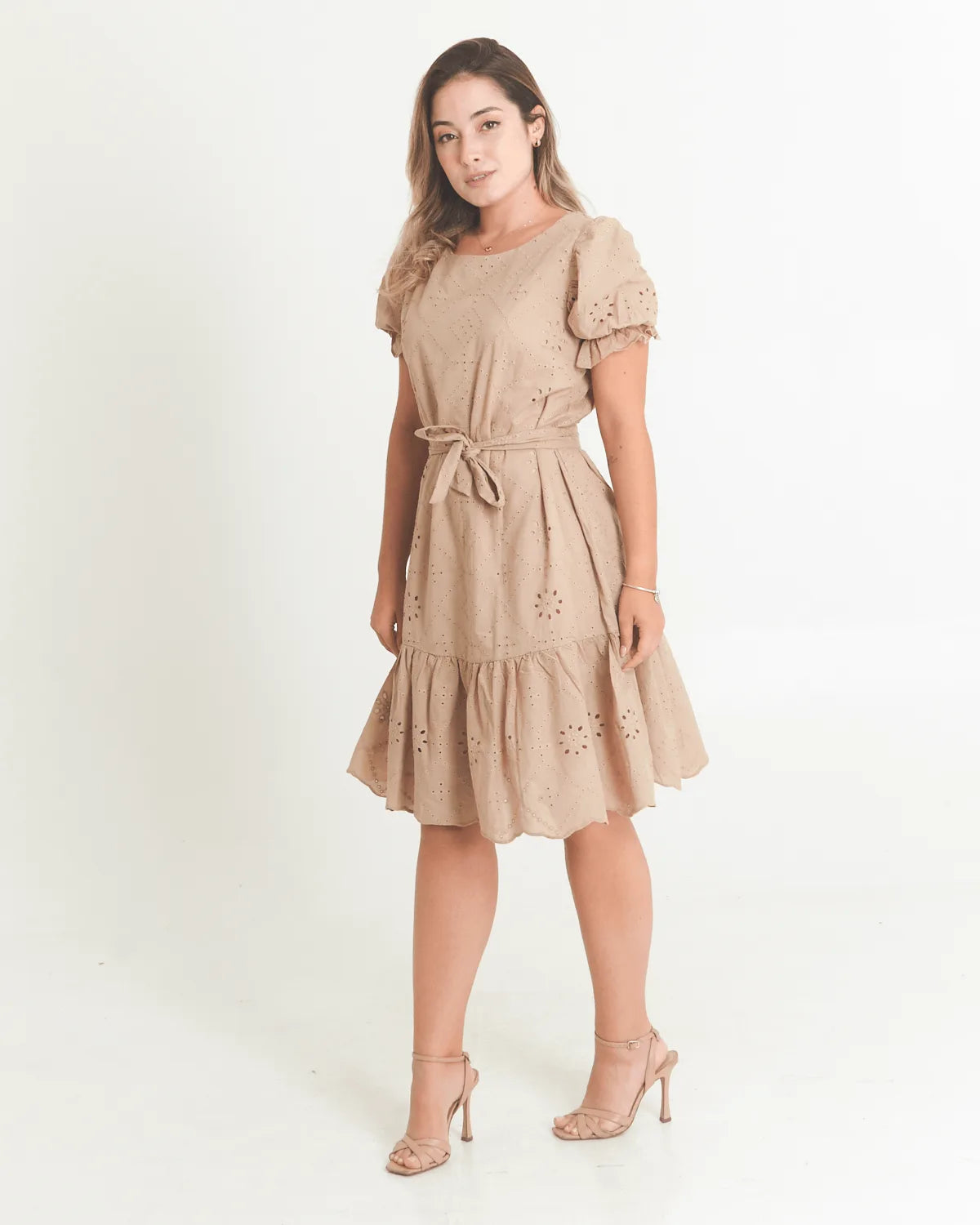 VESTIDO SAFIRA LAISE MANGA PRINCESA