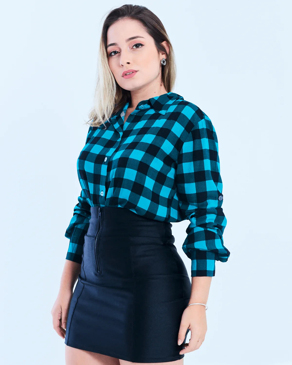 CAMISA SAFIRA XADREZ VERMELHO P