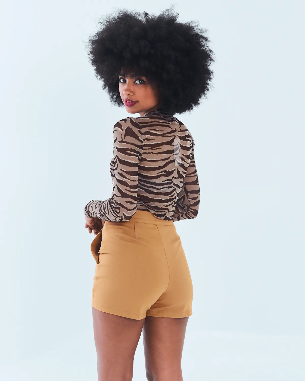 BLUSA SECIA 09058 MARRON P