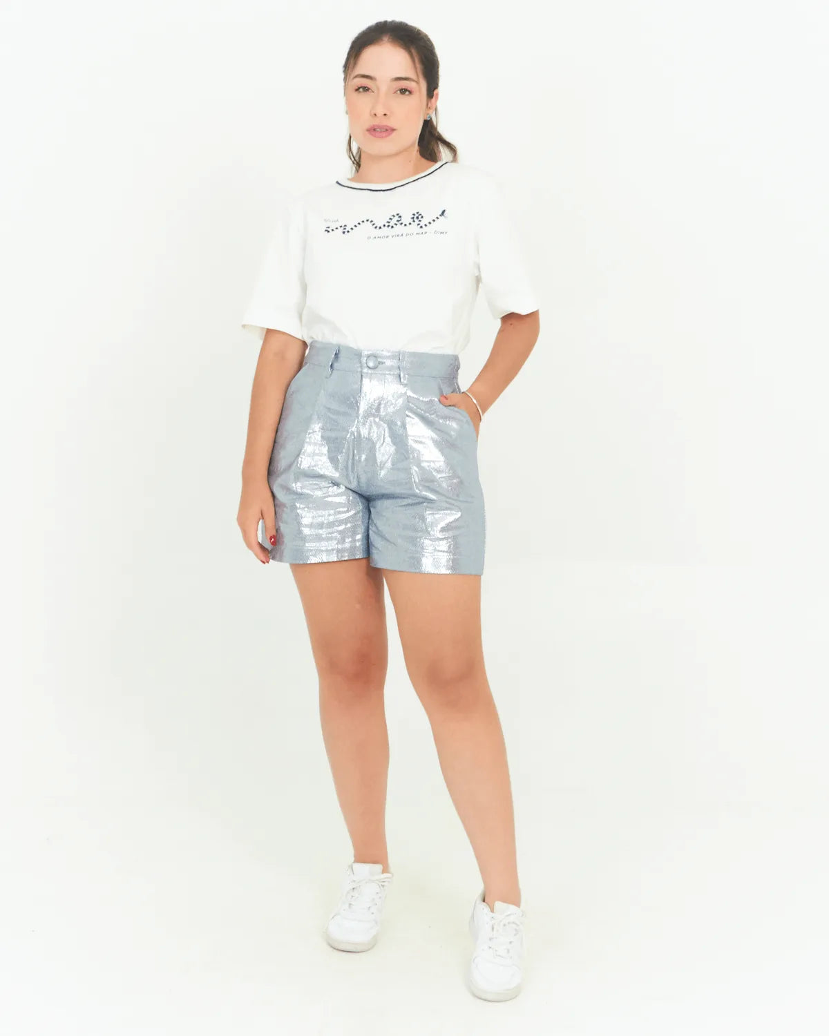 SHORT LOVE IT 43924 PRATA G