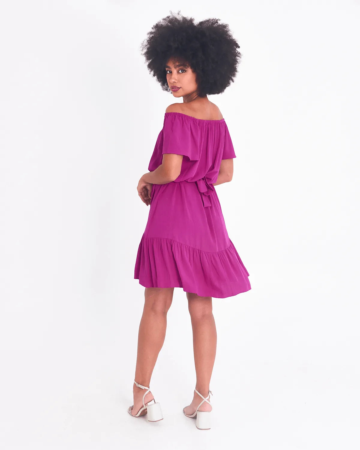 VESTIDO SAFIRA CIGANINHA GEOM TELHA M