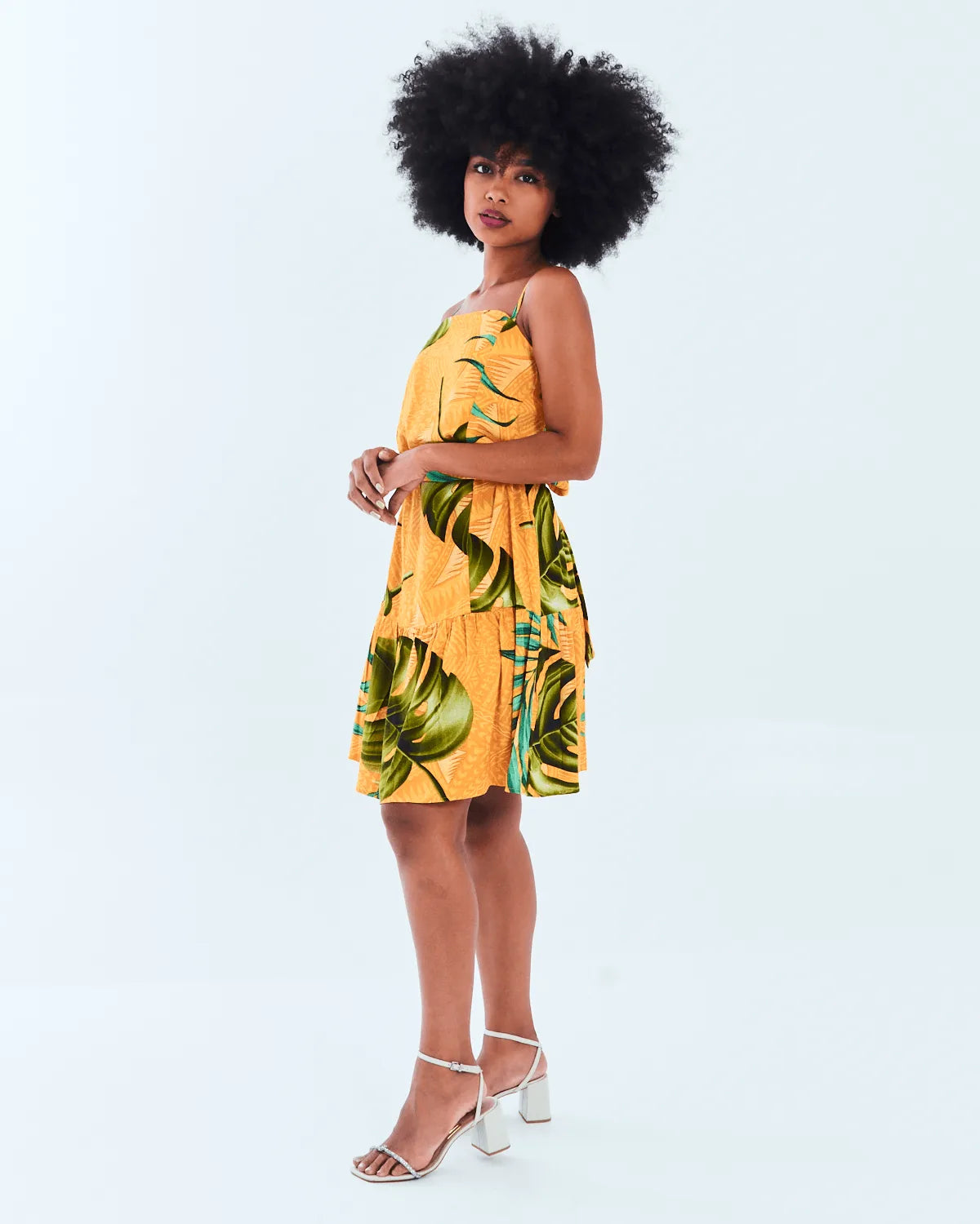 VESTIDO SAFIRA ALCA/ESTAMPADO MARINHO ESTAM M