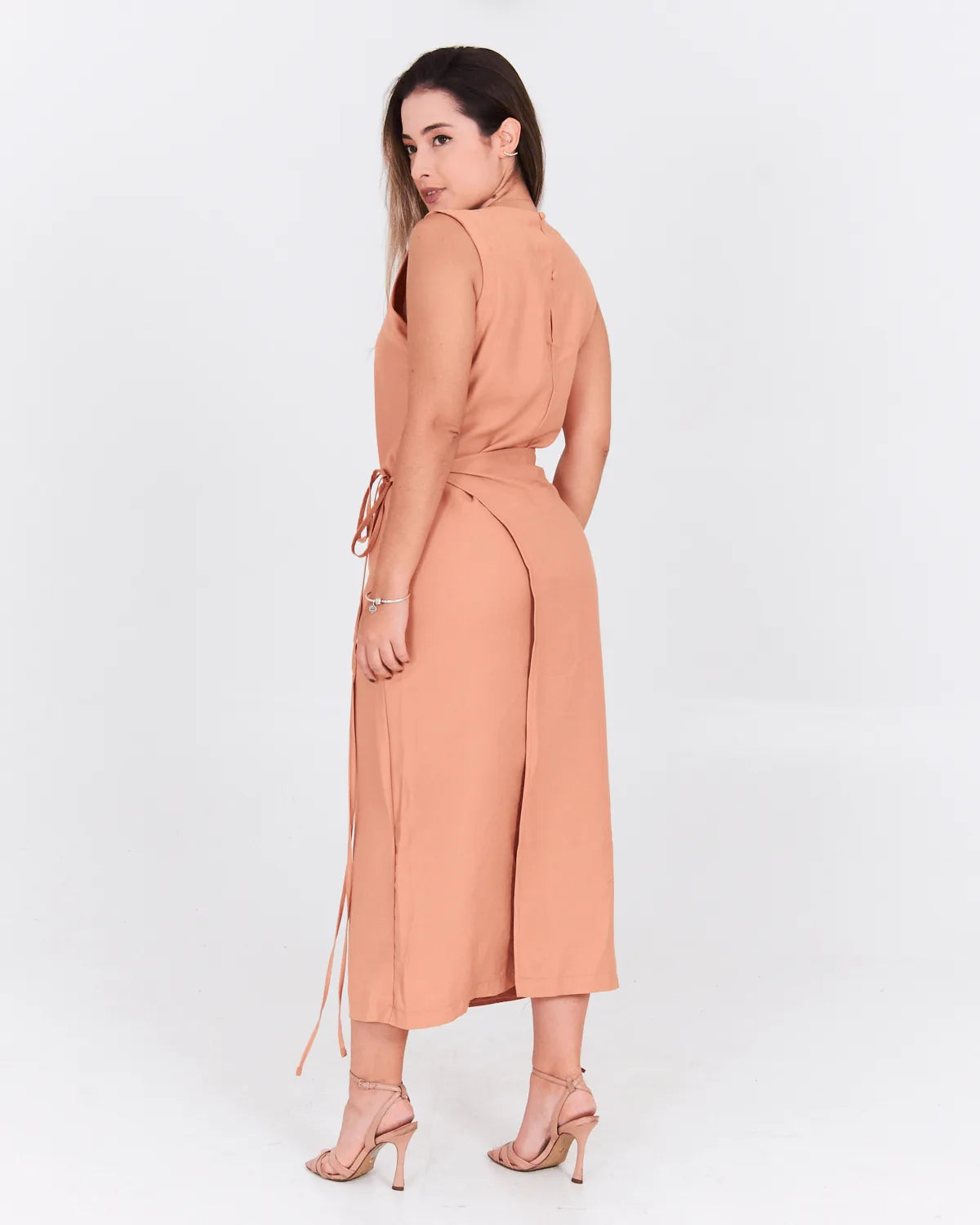 VESTIDO TROPICAL 9702A MOSTARDA M
