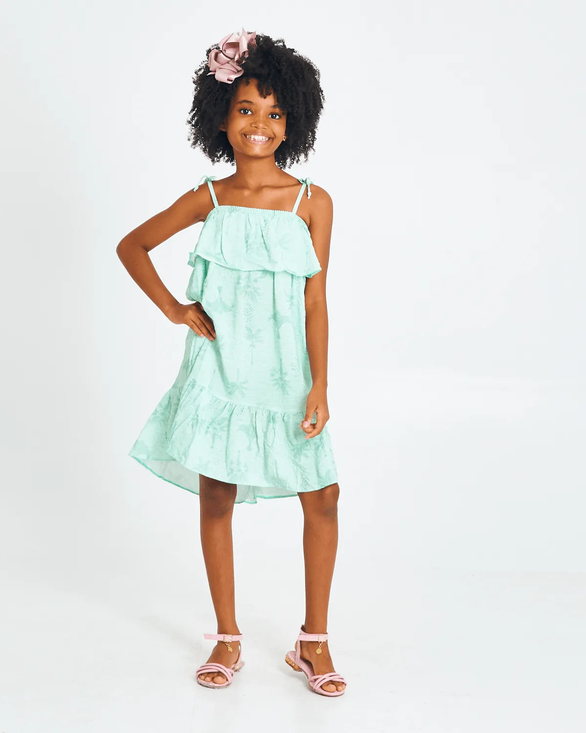 VESTIDO INF LUNENDER 46394 LARANJA 06