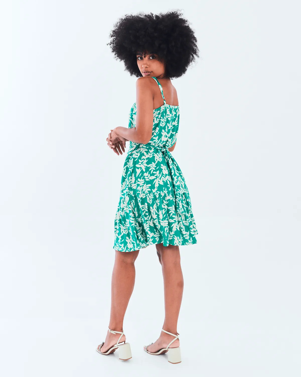 VESTIDO SAFIRA ALCA/ESTAMPADO MARINHO ESTAM M