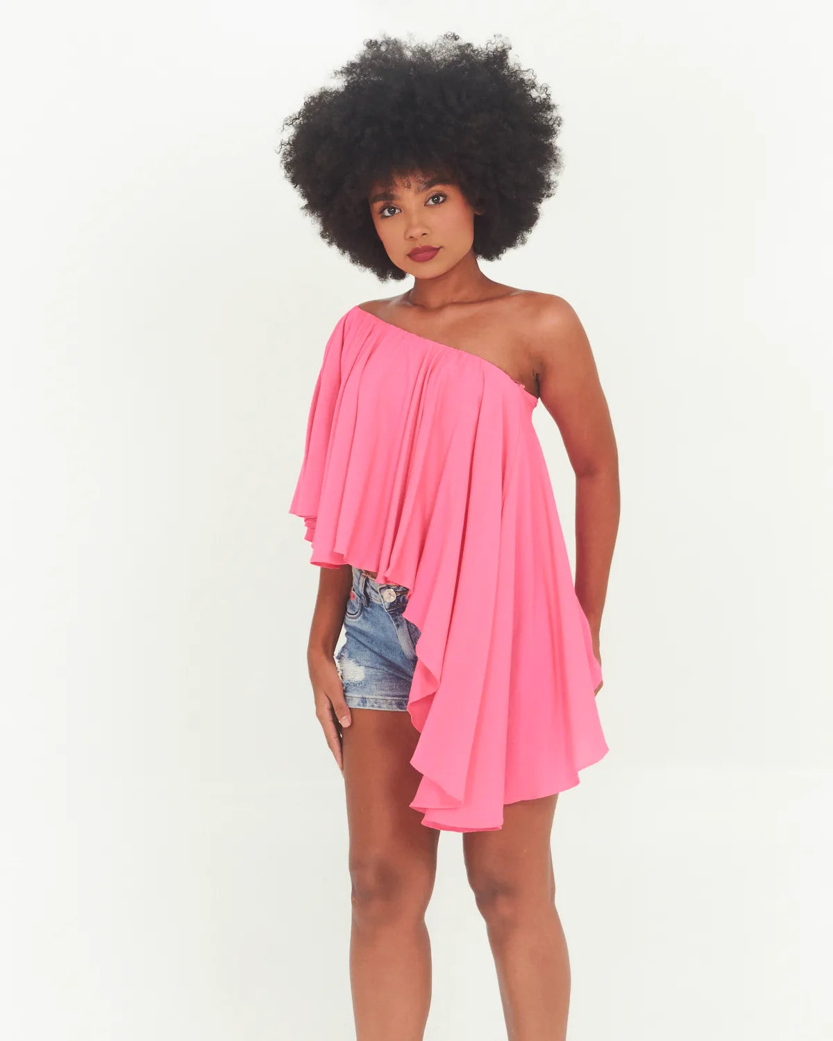 BLUSA LA BELLA OMBRO SO(071) PINK G
