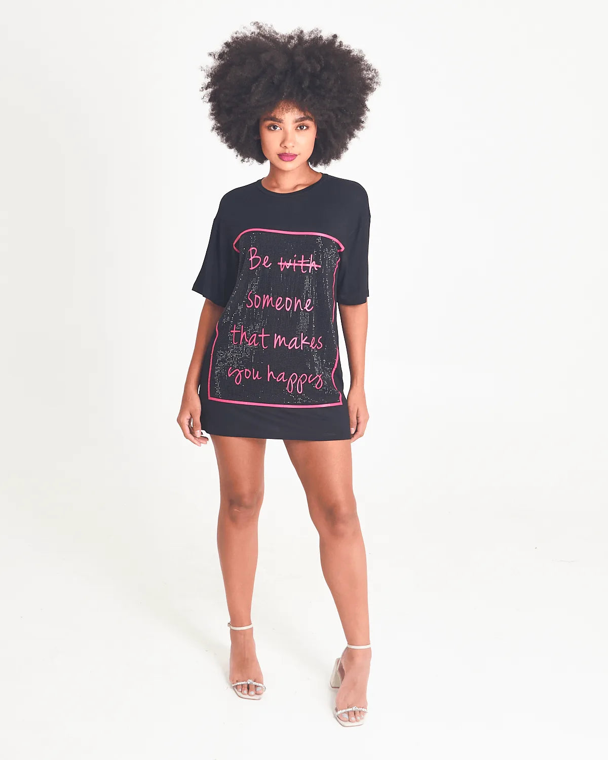 TEE LONG MARIA DONDOCA 55120 PRETO G
