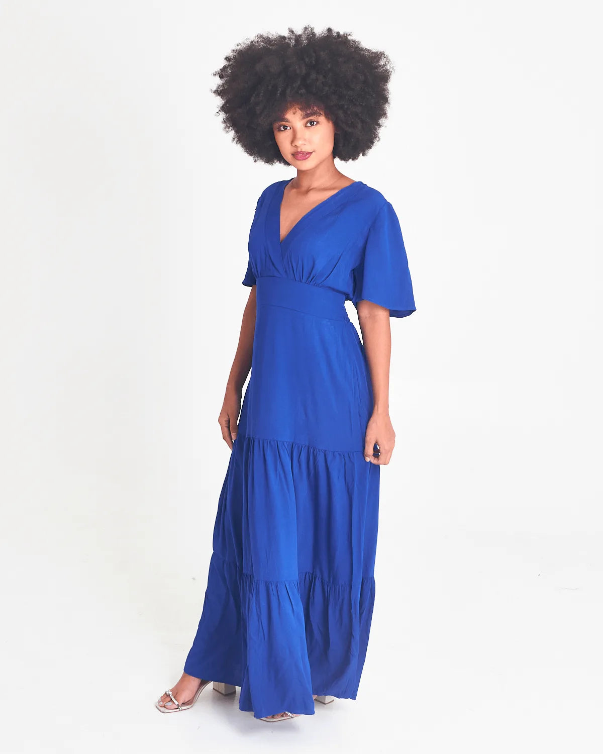 VESTIDO SAFIRA LONGO/V/MANGA BRANCO G