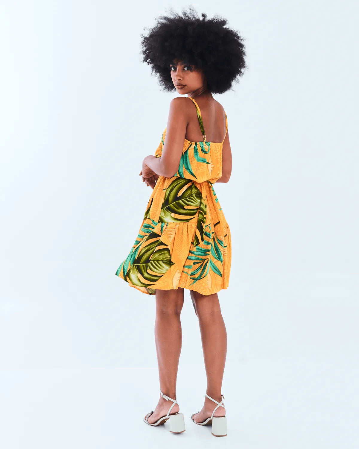 VESTIDO SAFIRA ALCA/ESTAMPADO MARINHO ESTAM M