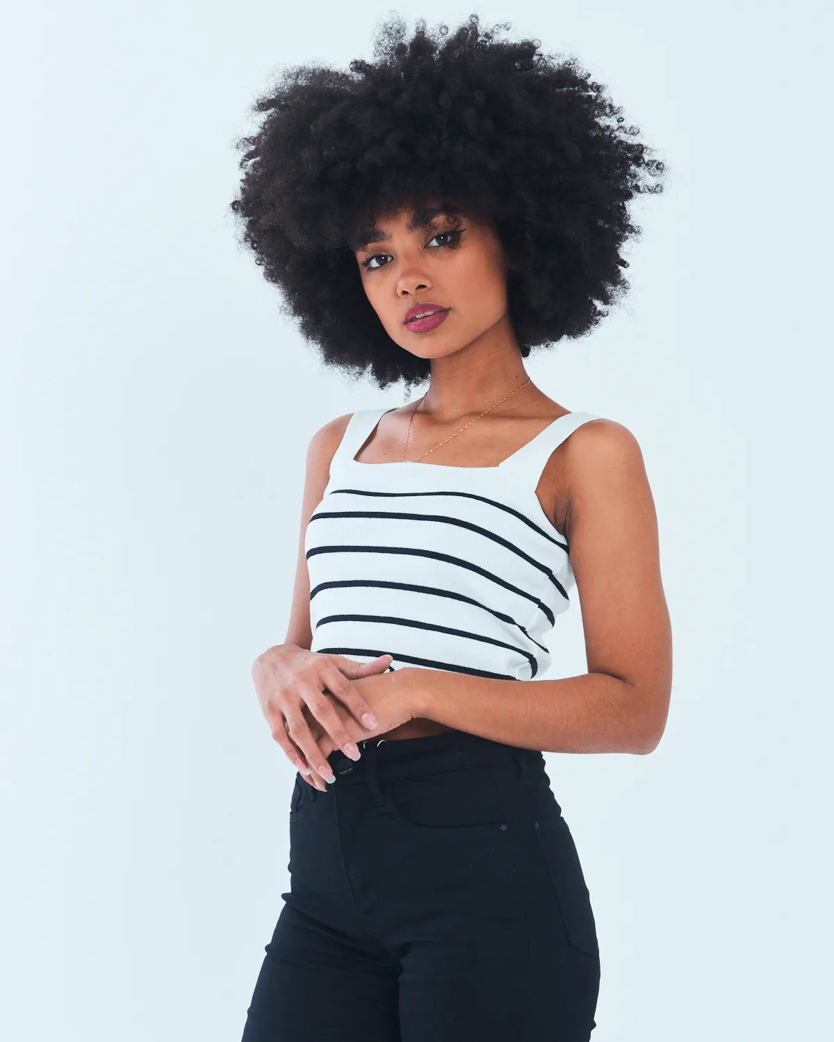 CROPPED FEEL LOVE ALCA BLUSH/BRANCO U