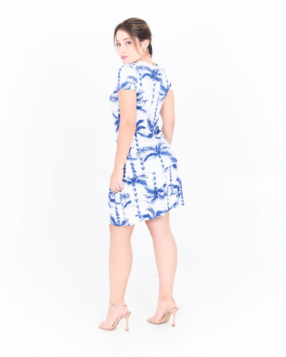 VESTIDO MALWEE 1000119278 ESTM VERDE/ROSA GG