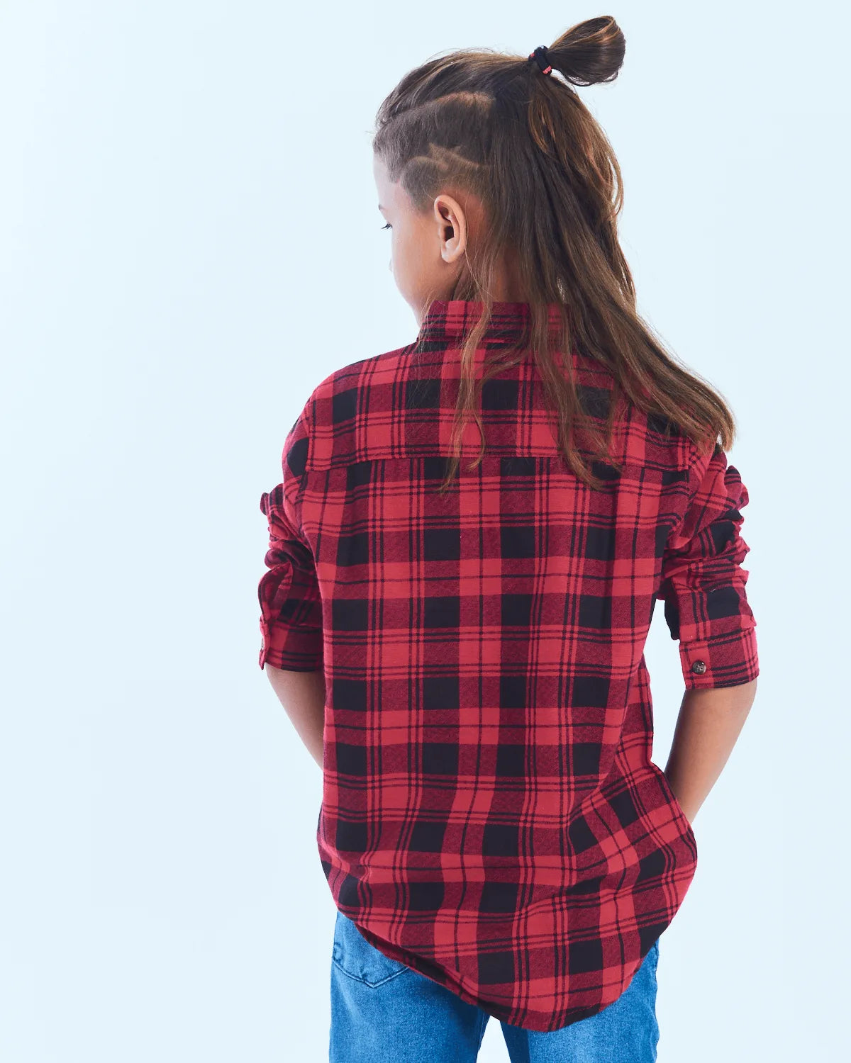 CAMISA MANIA KIDS 6163 XADREZ VERME 10