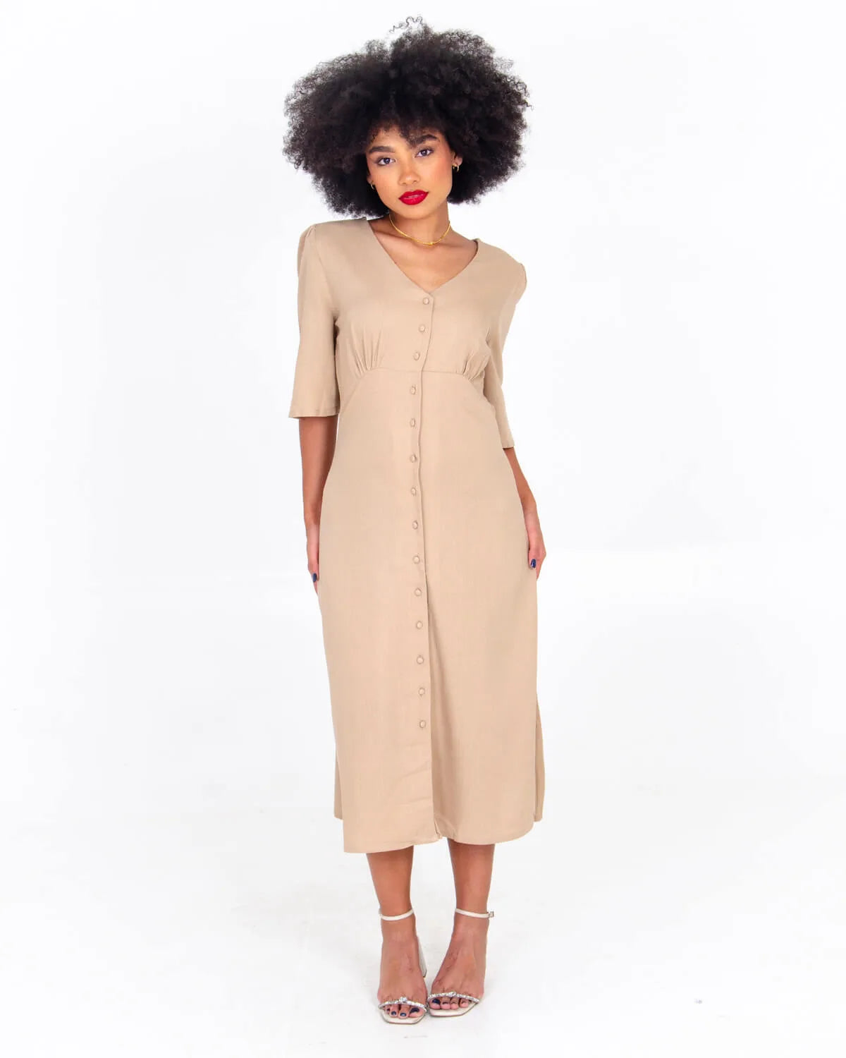 VESTIDO MALWEE 1000118465 MARRON G