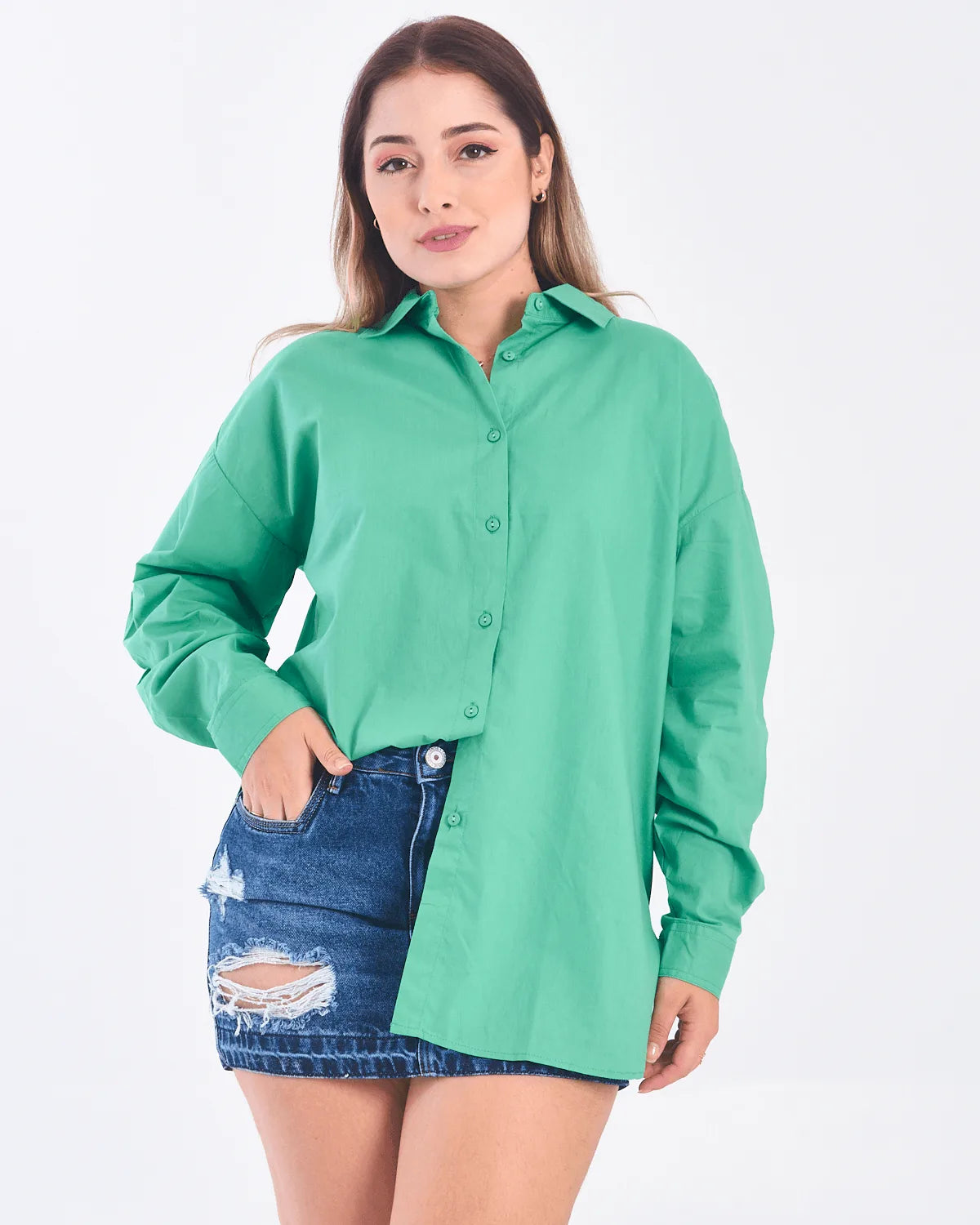 CAMISA ENFIM 1000107733 VERDE M