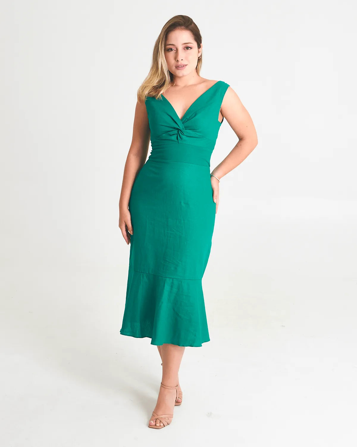 VESTIDO LUNENDER 45476 BRANCO OFF GG