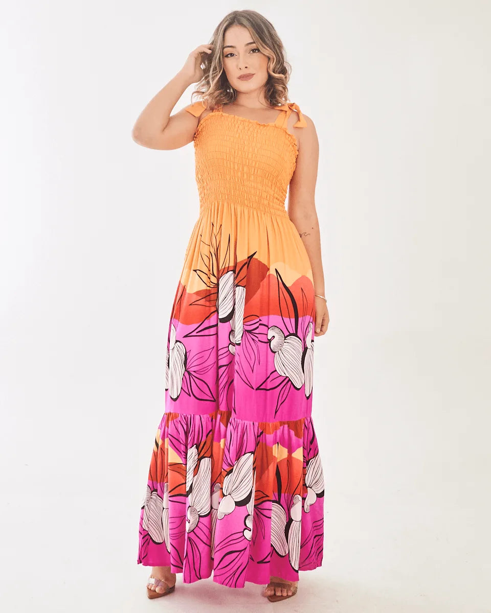 VESTIDO SAFIRA PATY/MANGA