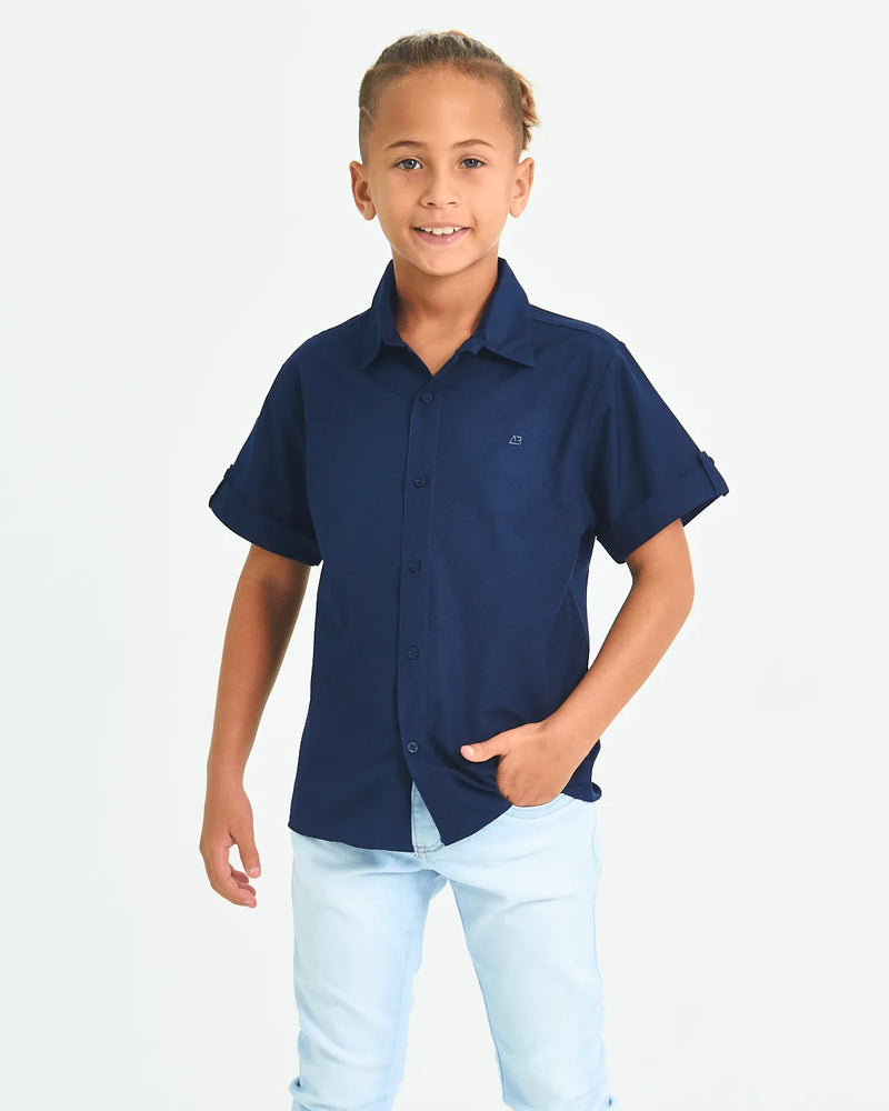 CAMISA MASC INF ATUAL BOYS 1370 MARINHO 10