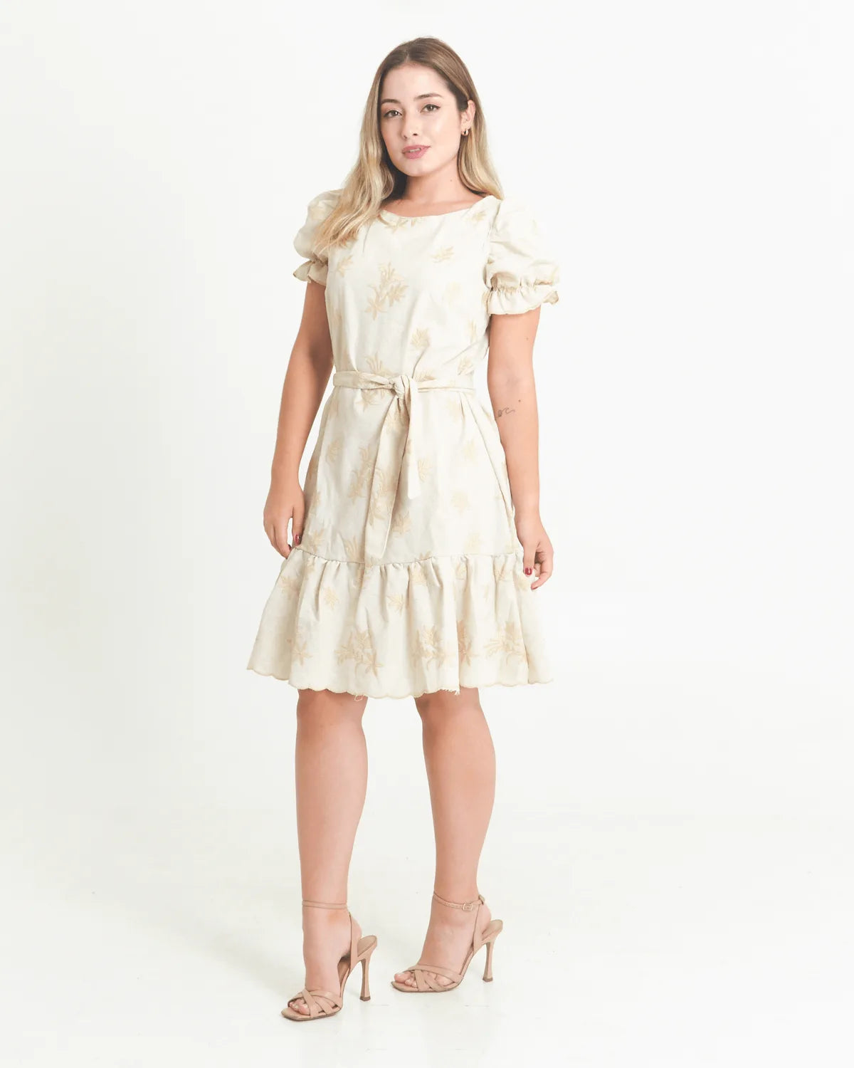 VESTIDO SAFIRA LAISE MANGA PRINCESA