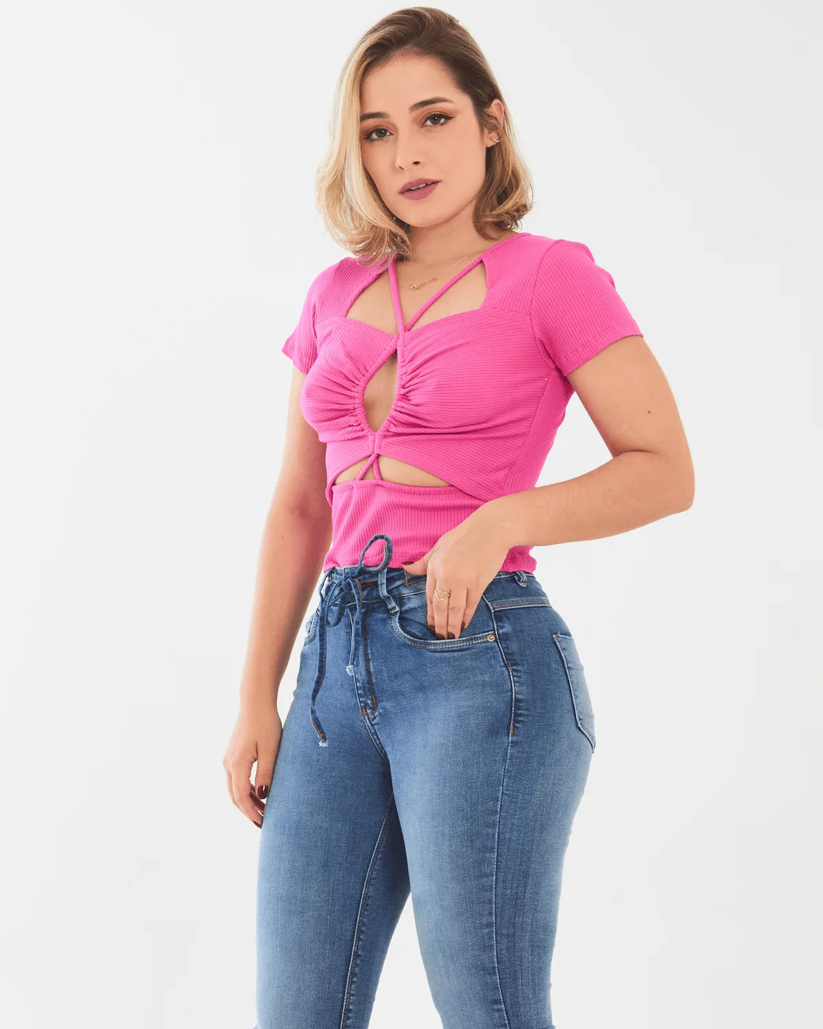 BLUSA GROOVY 21068 ROSA BARBIE G