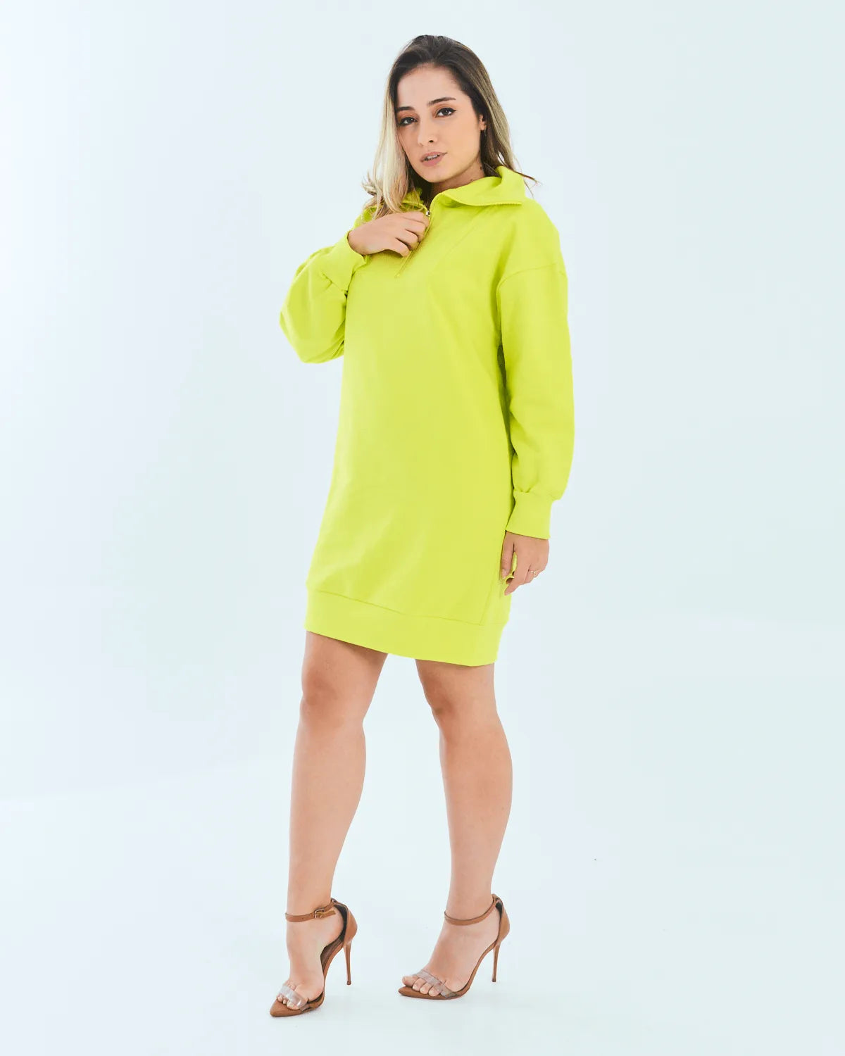 VESTIDO MALWEE 1000106317 AMARELO G