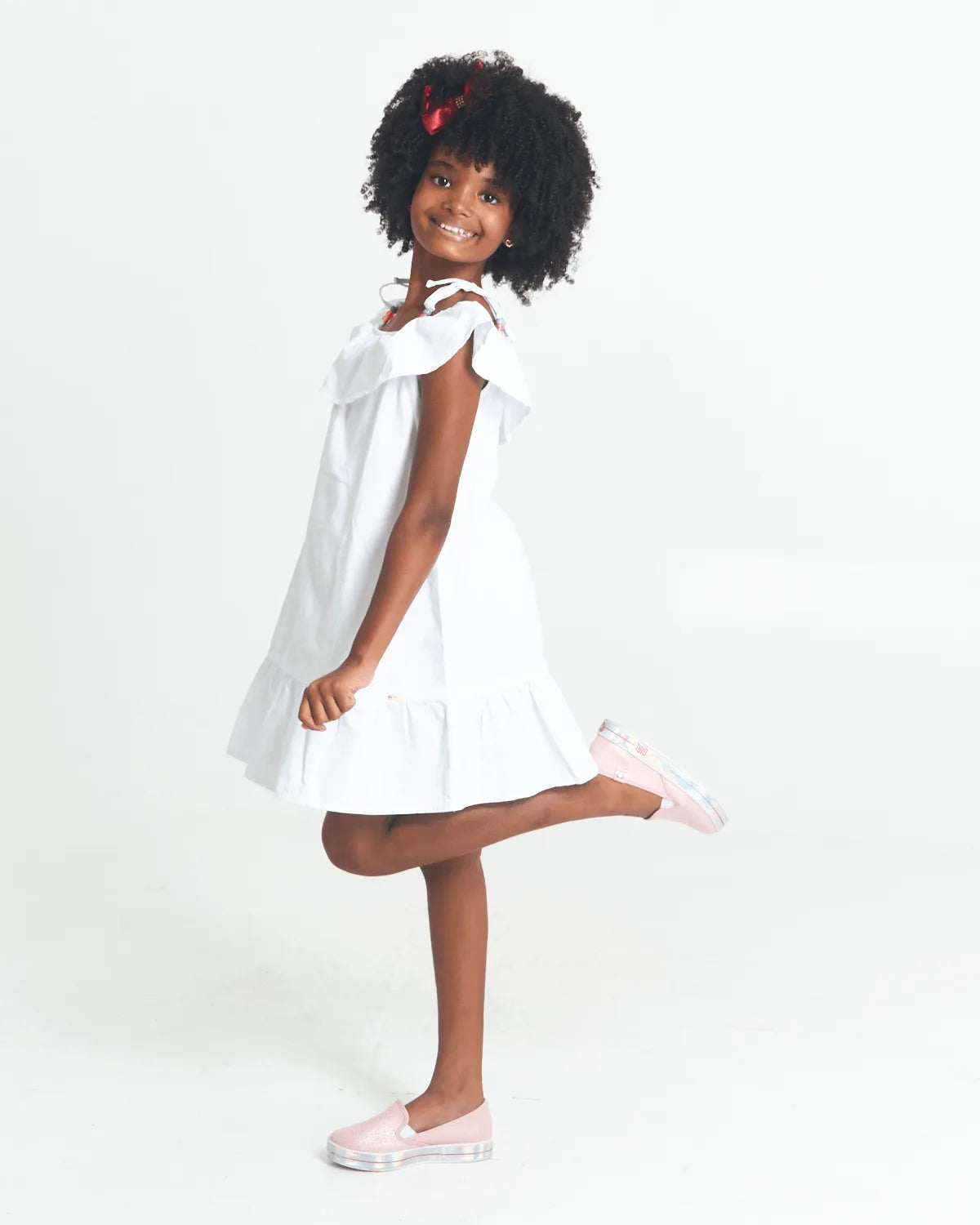 VESTIDO INF MANIA KIDS 5123 BRANCO 08