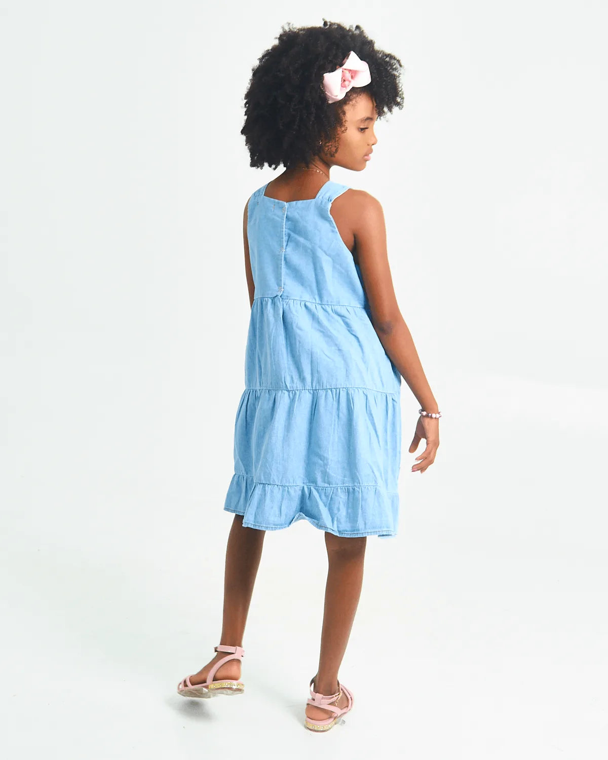 VESTIDO INF ROVITEX 1124432 JEANS CLARO 10