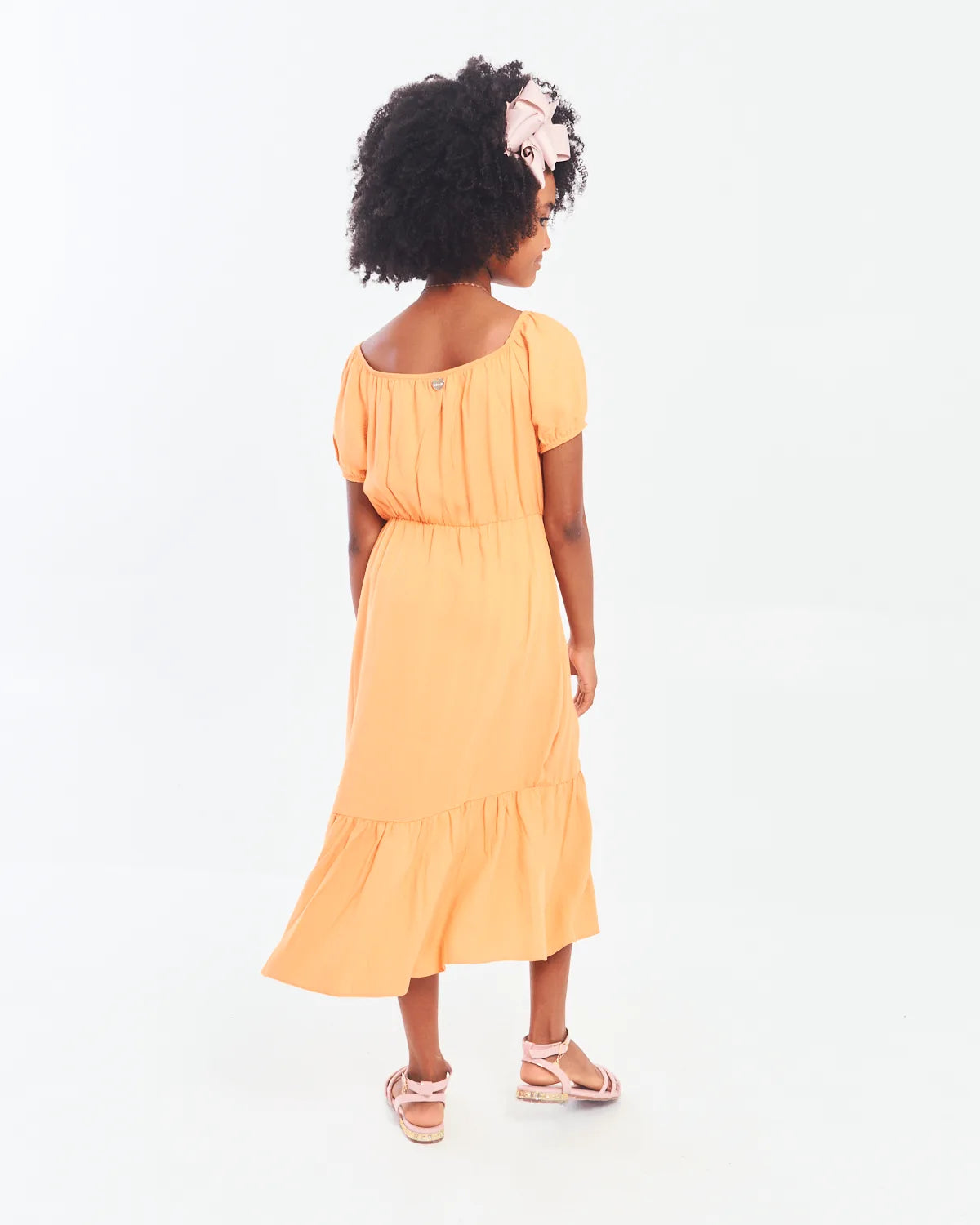 VESTIDO INF LUNENDER 39935 LARANJA 06