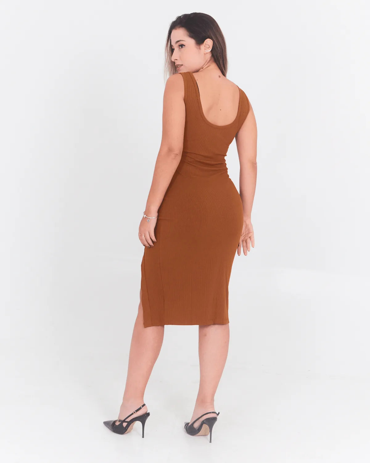 VESTIDO GROOVY 44840 AREIA QUEIMADA G