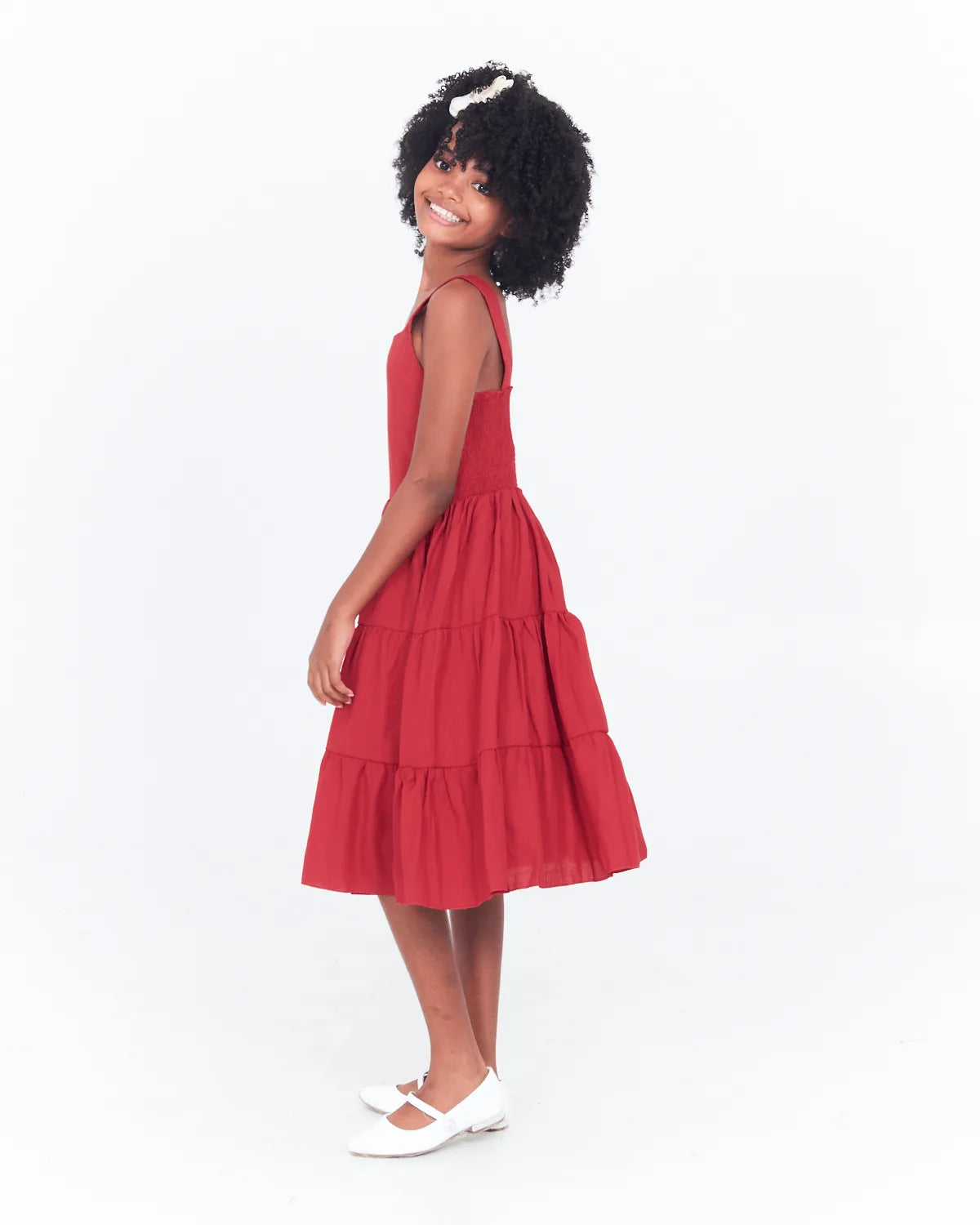 VESTIDO INF CATTAI F268J VERMELHO 12