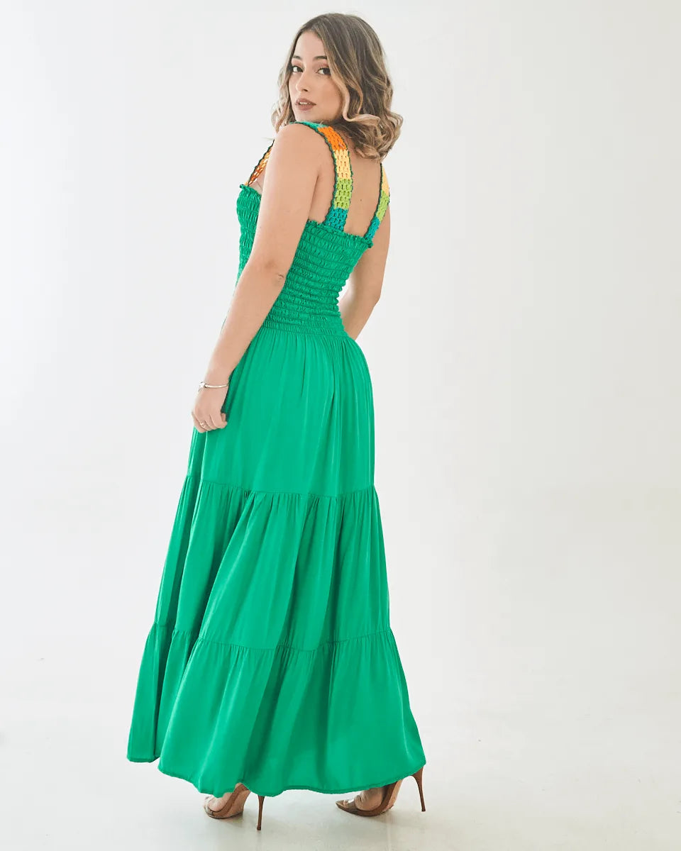 VESTIDO SAFIRA PATY/MANGA