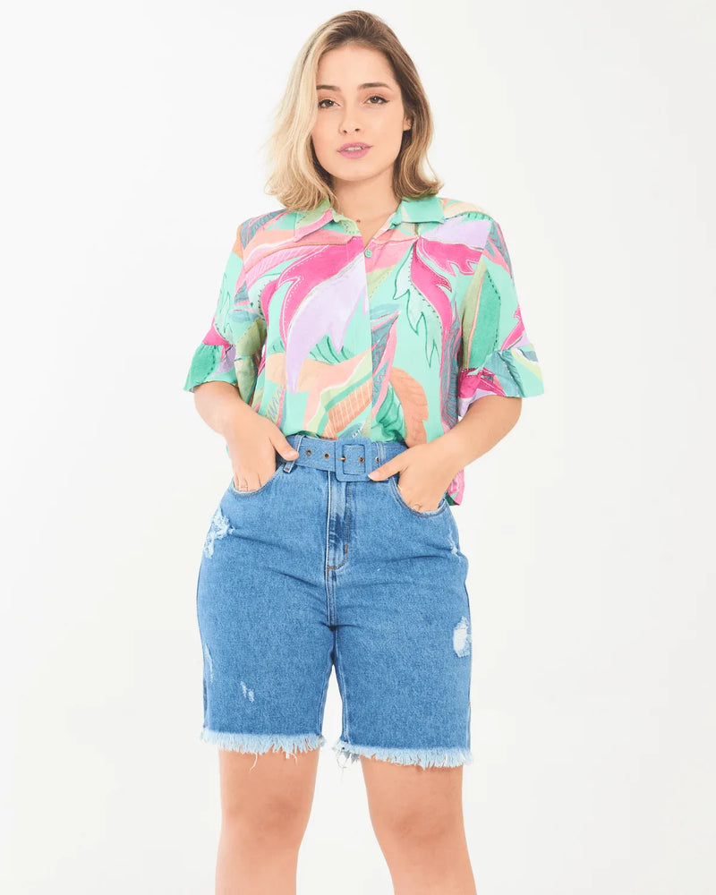 CAMISA MALWEE 1000102393 VERDE PP