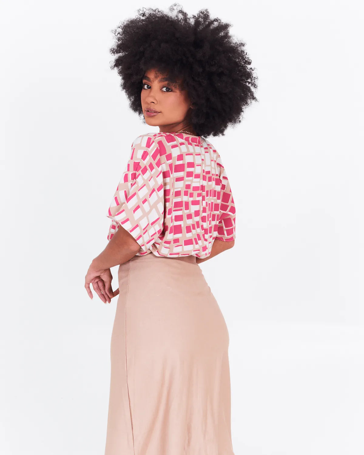 BLUSA LUNENDER 33855 BEGE GG