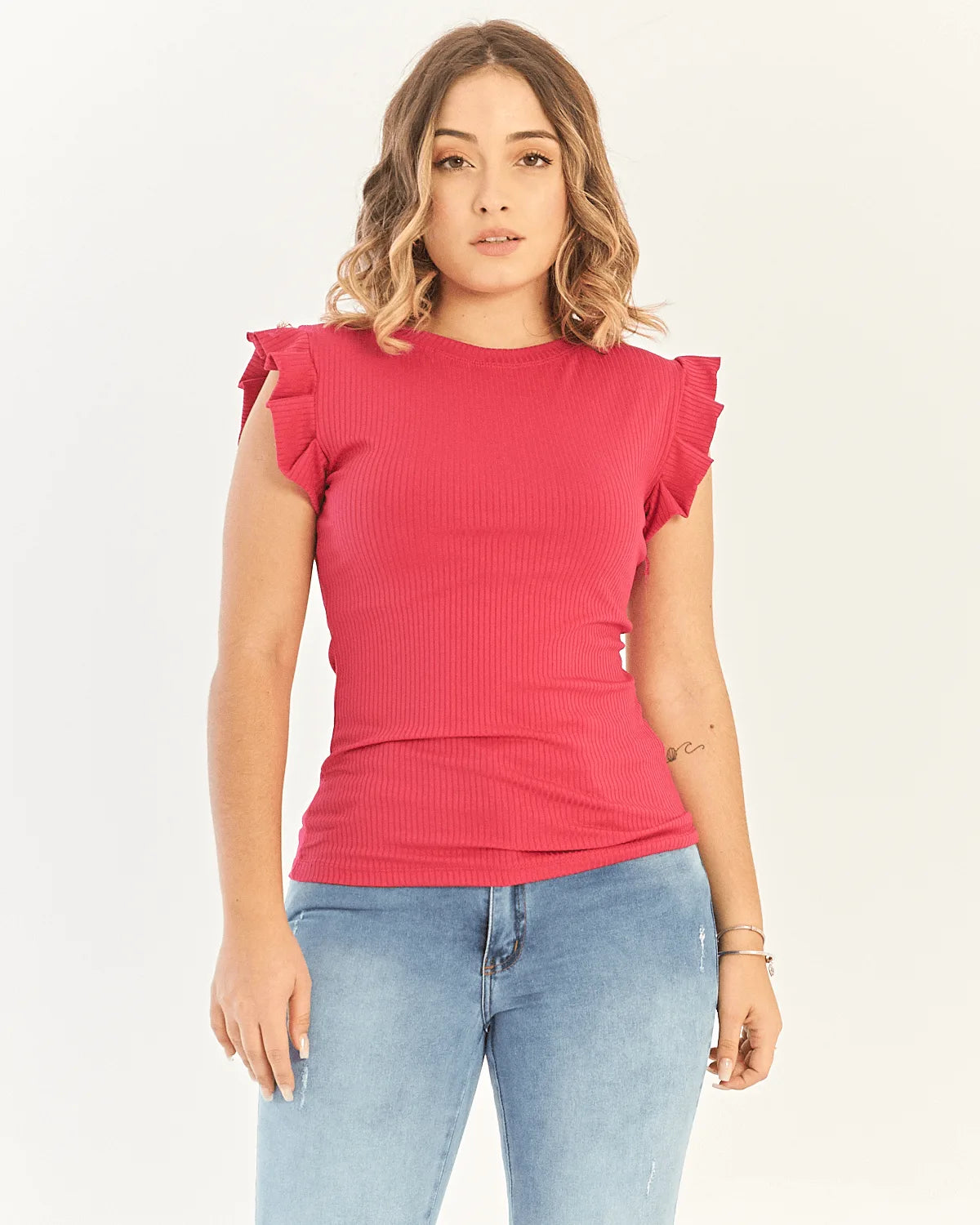 BLUSA SAFIRA PLINSADA