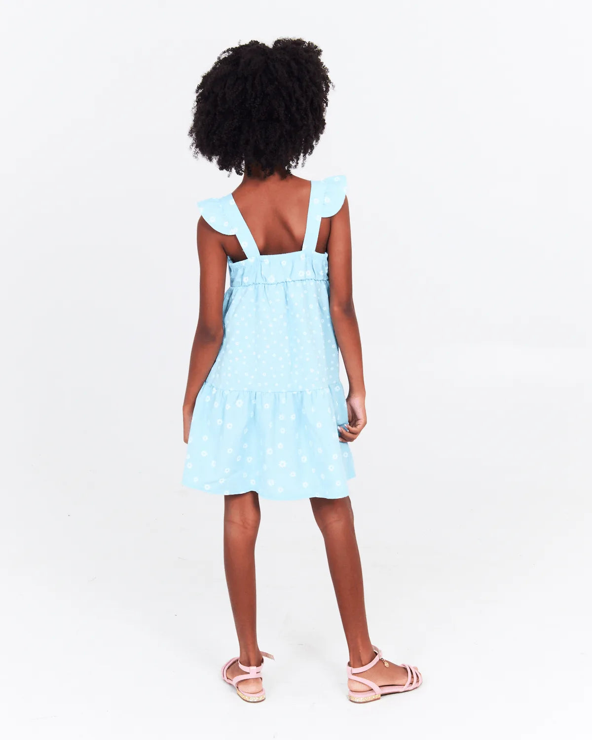 VESTIDO INF LUNENDER 37294 FLOR BEGE 03