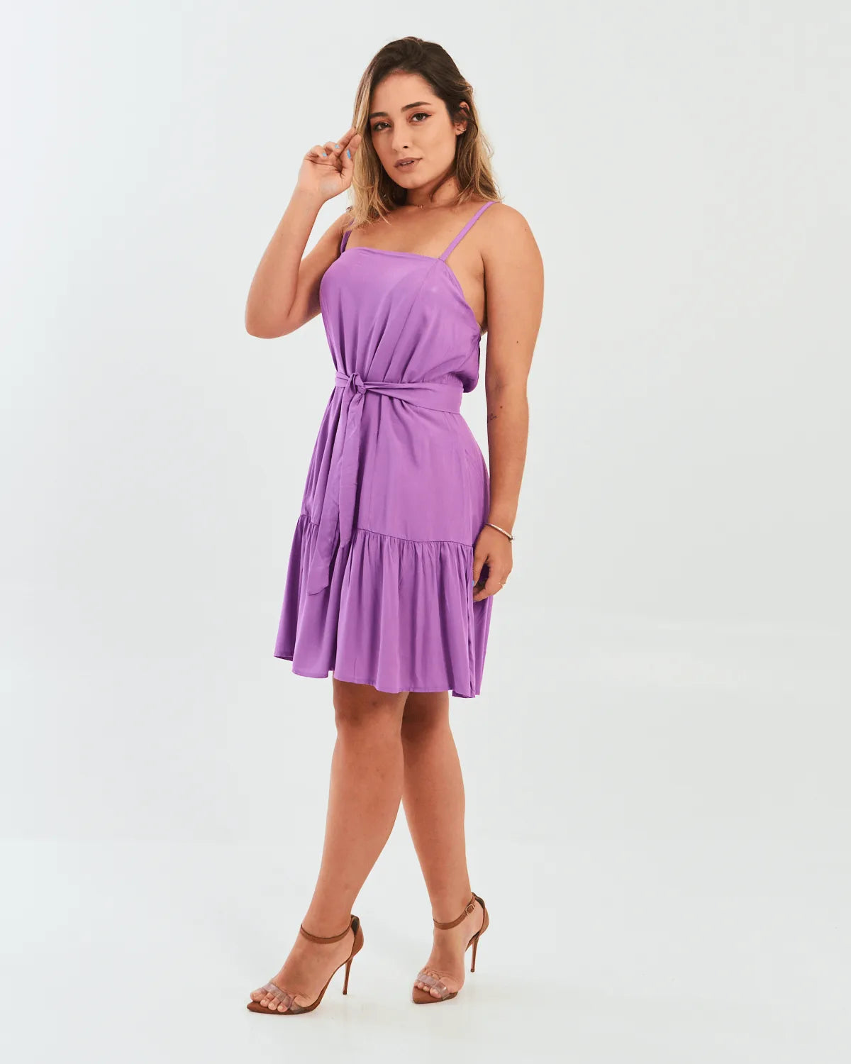 VESTIDO SAFIRA ALCA/LISO