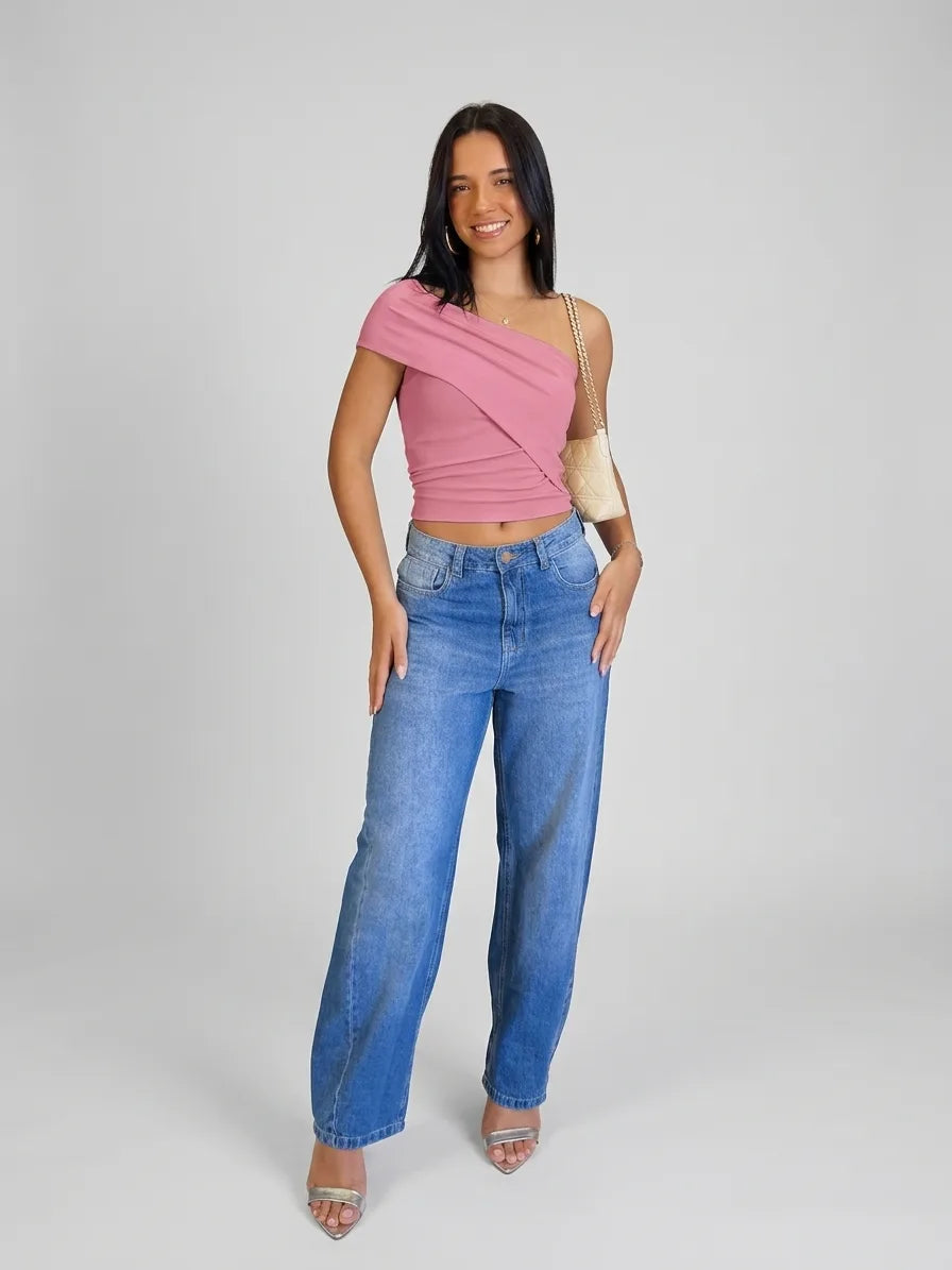 Blusa Groovy Ombro Único