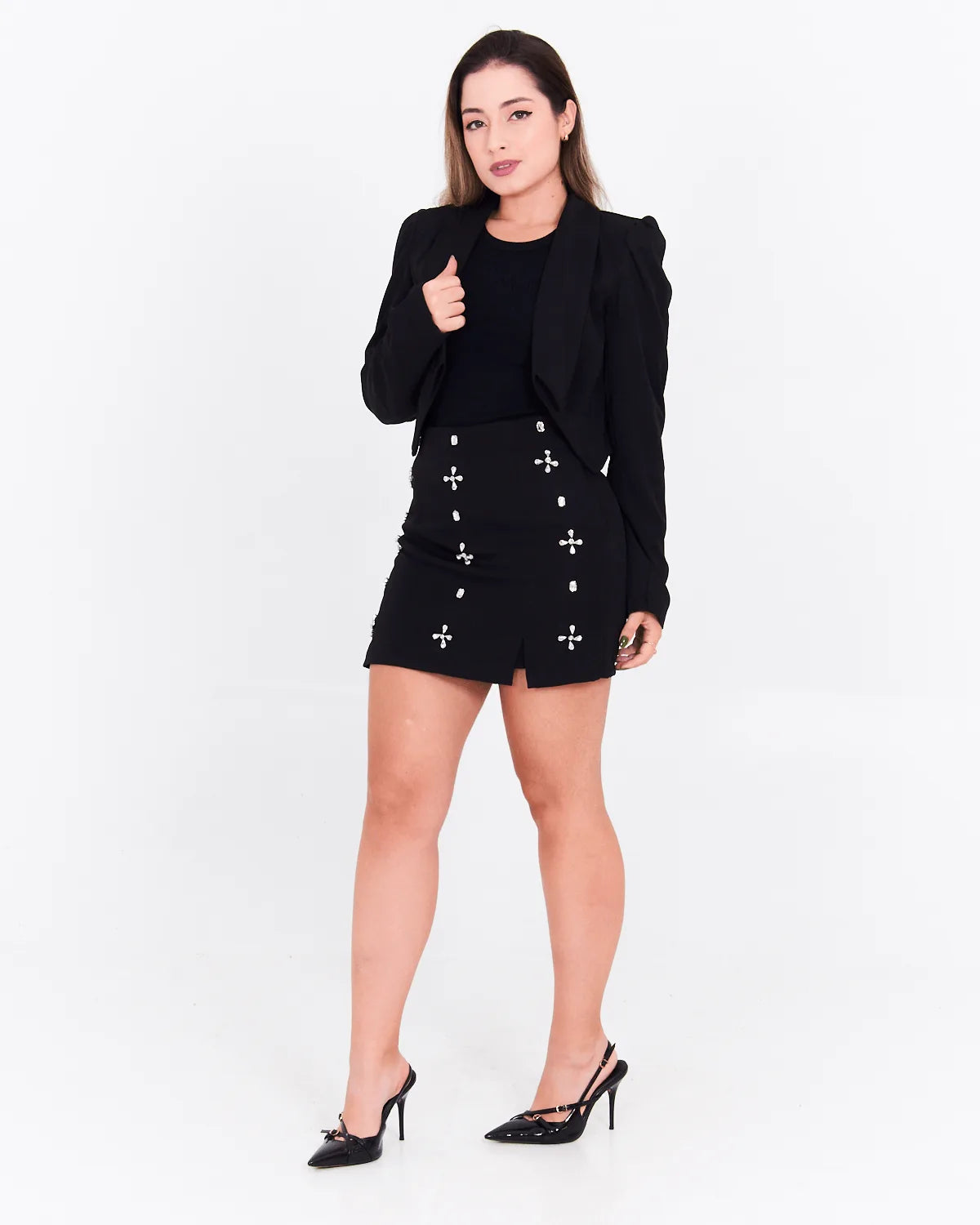 CONJUNTO BELLINA AA8232 PRETO G