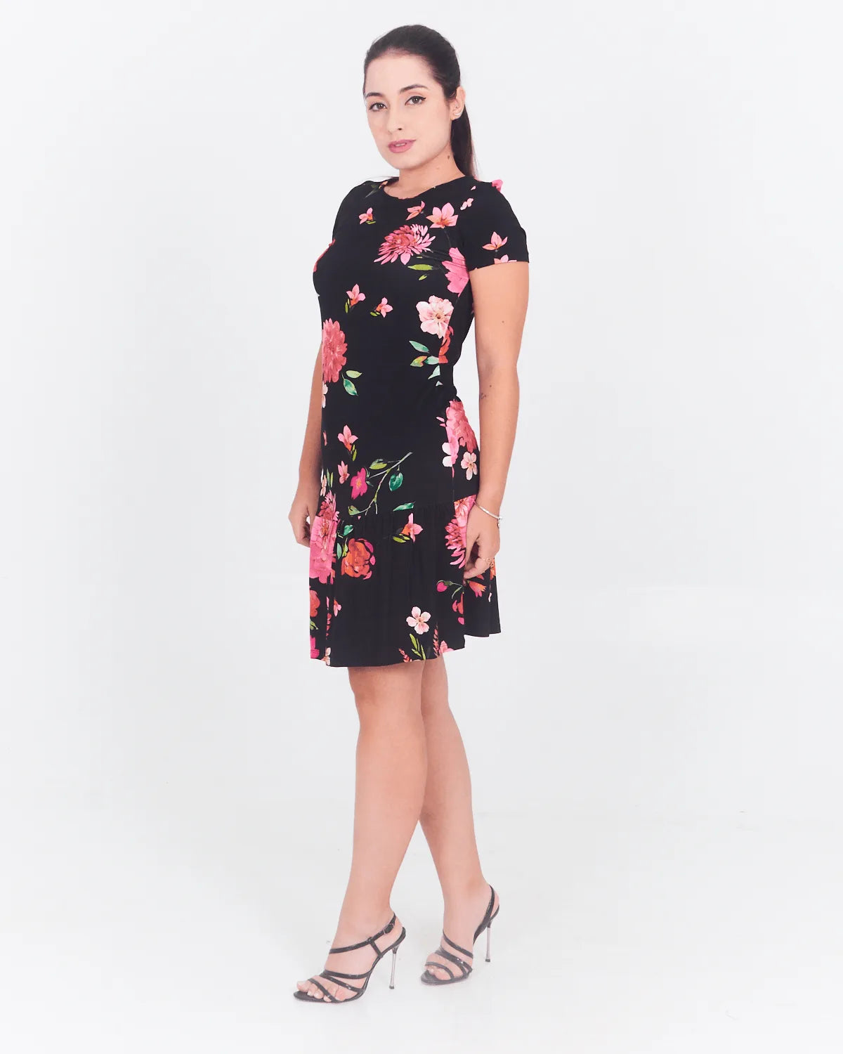 VESTIDO MALWEE 1000119278 ESTM VERDE/ROSA GG