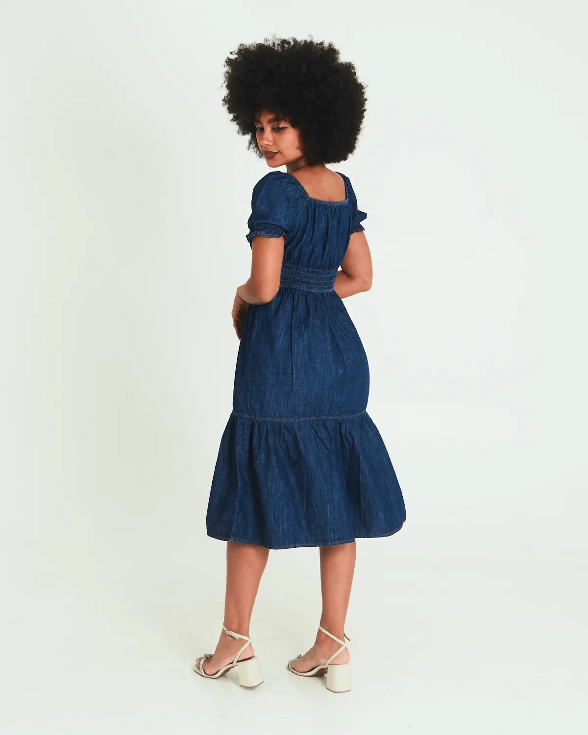 VESTIDO MODASIL CIGANINHA JEANS G