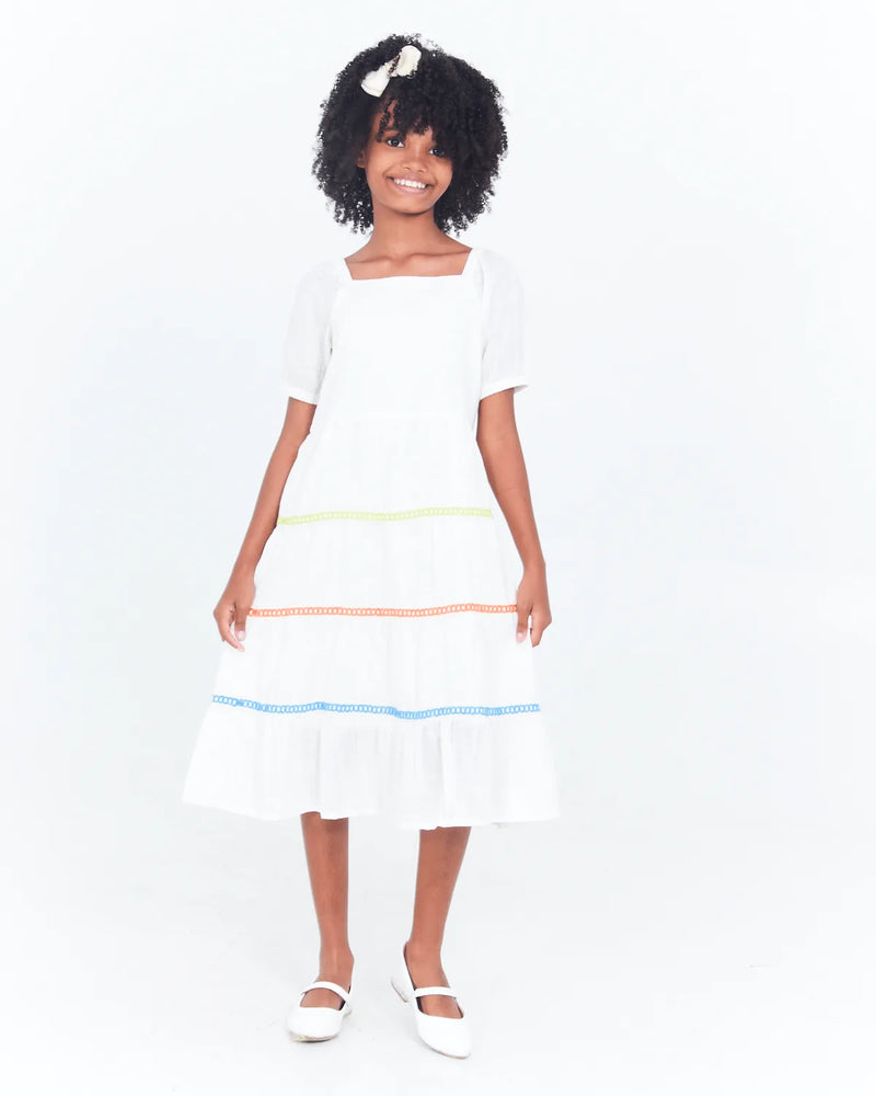 VESTIDO INF SER GAROTO/GAROTA 7758 BRANCO 08